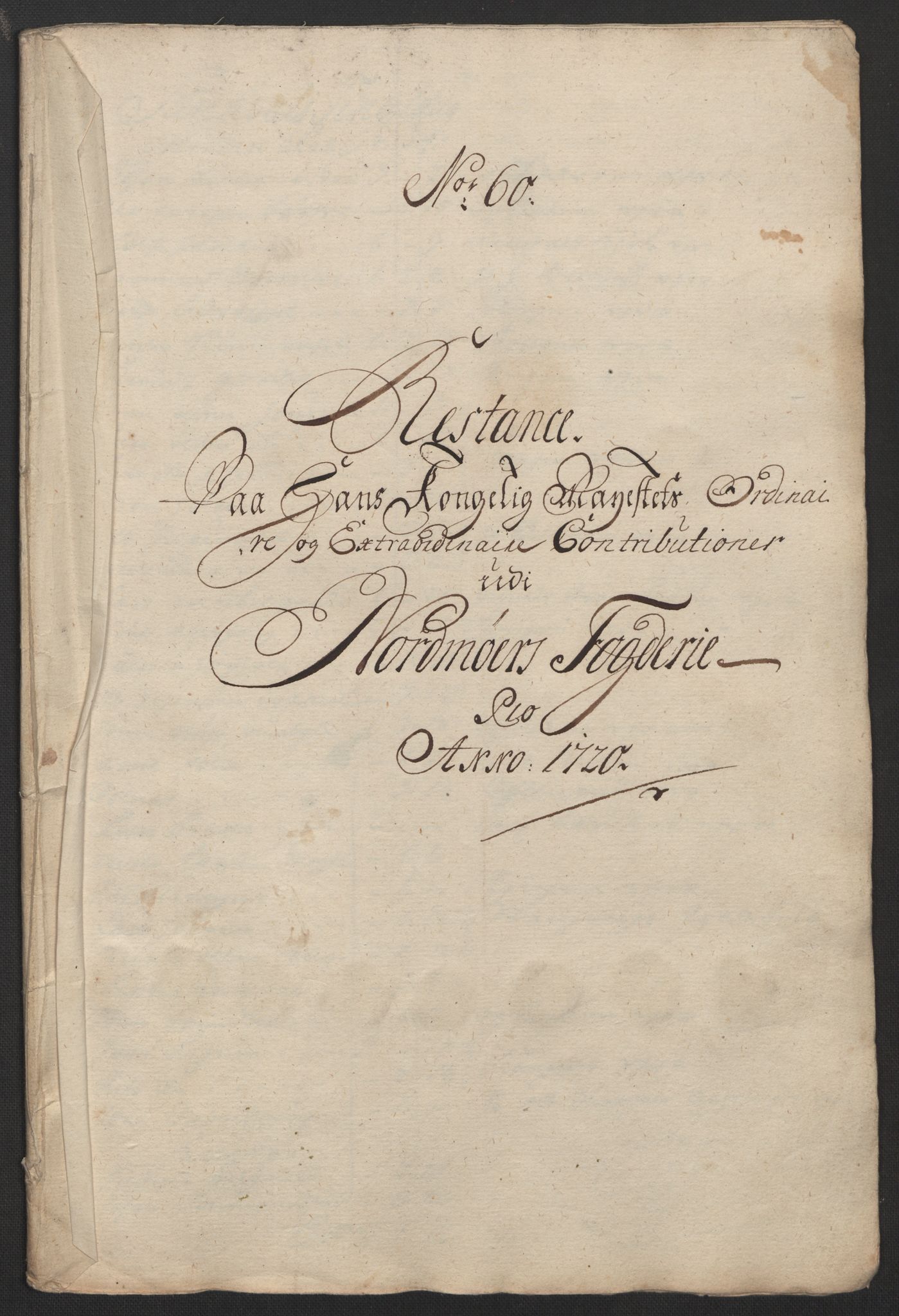 Rentekammeret inntil 1814, Reviderte regnskaper, Fogderegnskap, RA/EA-4092/R56/L3753: Fogderegnskap Nordmøre, 1720, p. 525