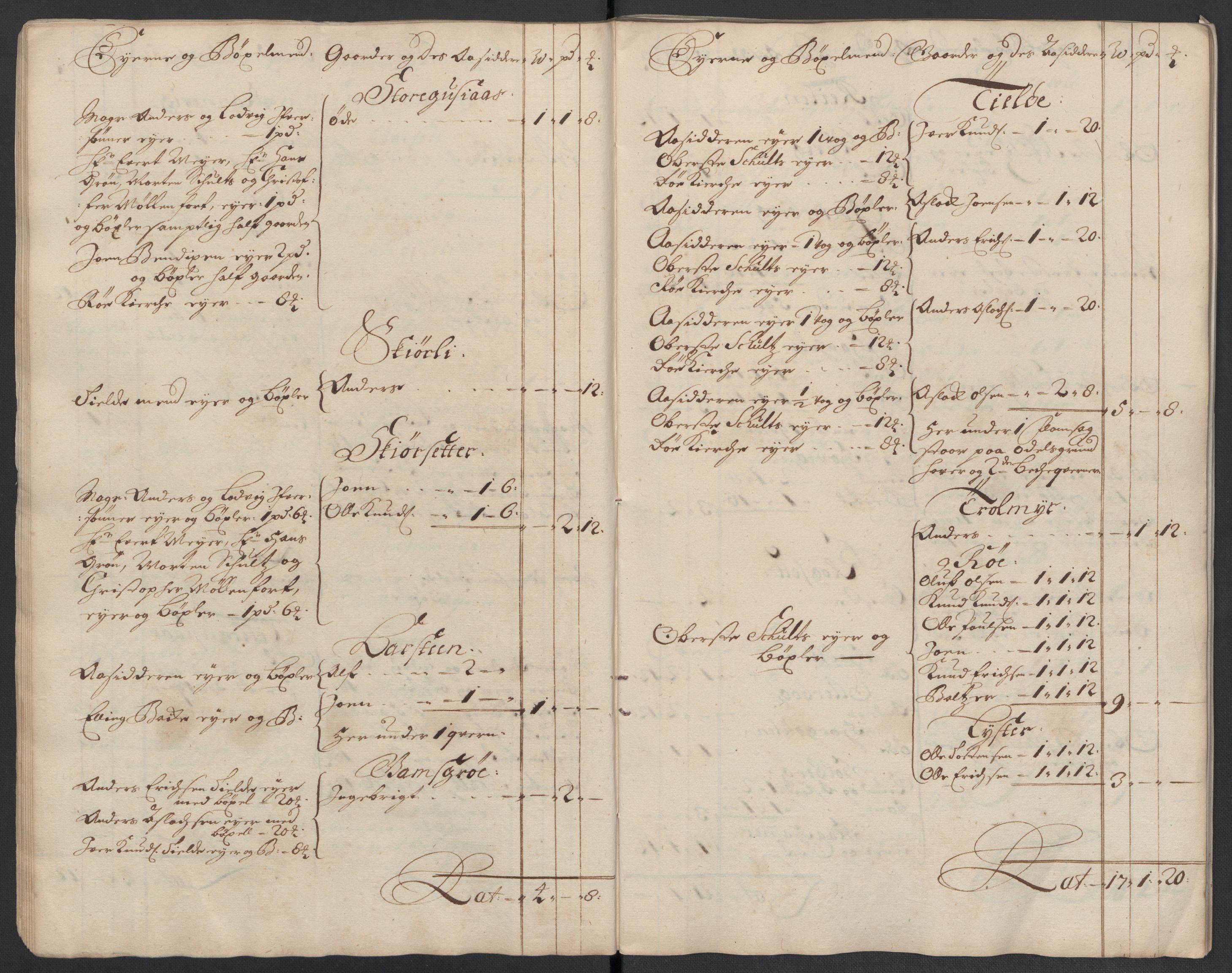 Rentekammeret inntil 1814, Reviderte regnskaper, Fogderegnskap, RA/EA-4092/R55/L3653: Fogderegnskap Romsdal, 1697-1698, p. 22