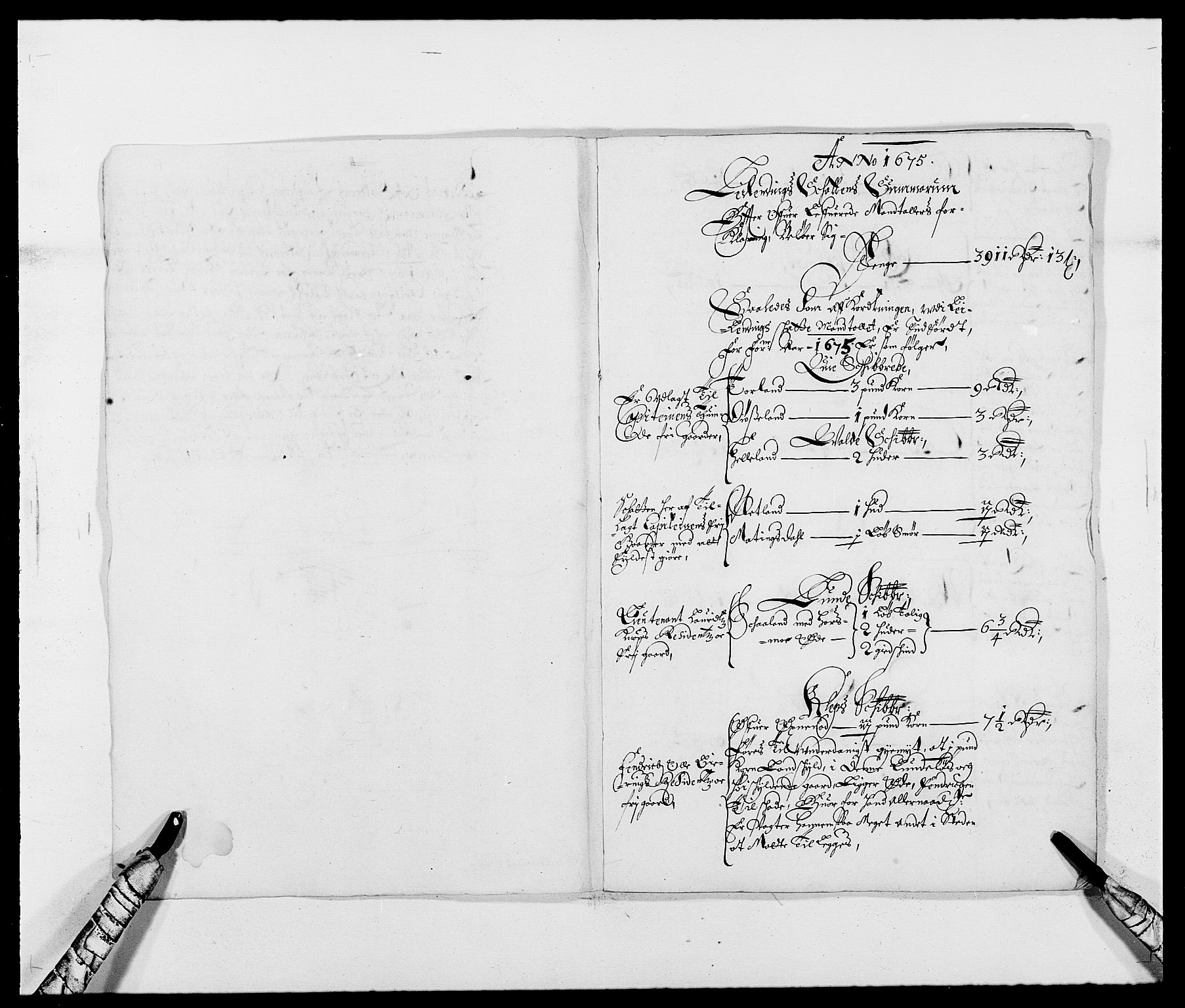 Rentekammeret inntil 1814, Reviderte regnskaper, Fogderegnskap, RA/EA-4092/R46/L2715: Fogderegnskap Jæren og Dalane, 1675, p. 348