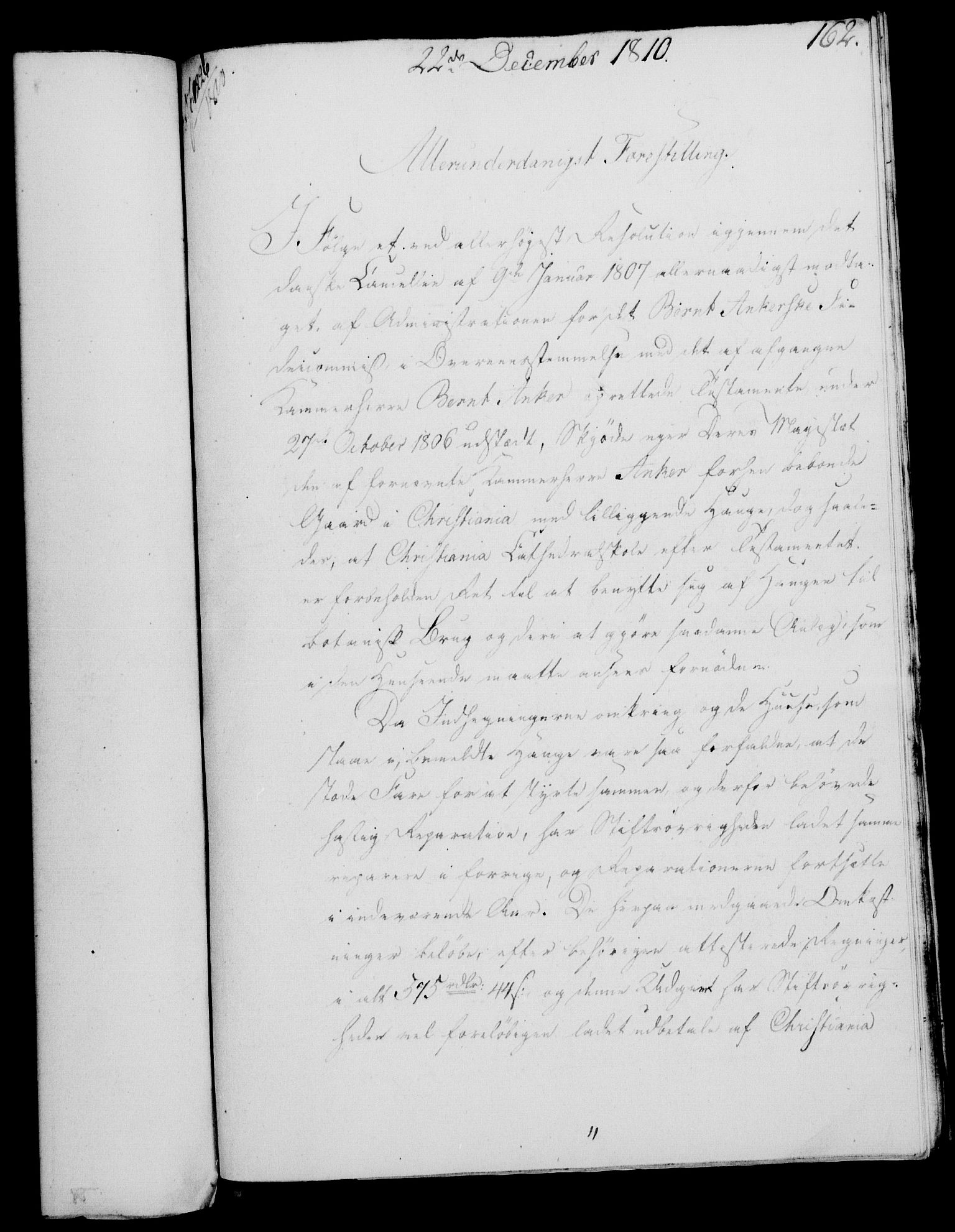 Rentekammeret, Kammerkanselliet, RA/EA-3111/G/Gf/Gfa/L0092: Norsk relasjons- og resolusjonsprotokoll (merket RK 52.92), 1810, p. 603