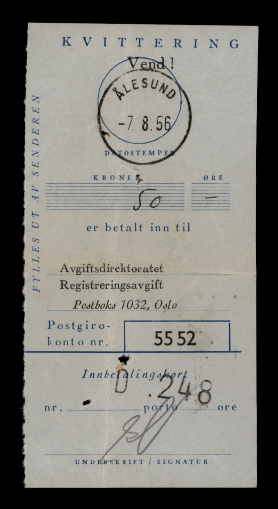 Møre og Romsdal vegkontor - Ålesund trafikkstasjon, AV/SAT-A-4099/F/Fe/L0040: Registreringskort for kjøretøy T 13531 - T 13709, 1927-1998, p. 250