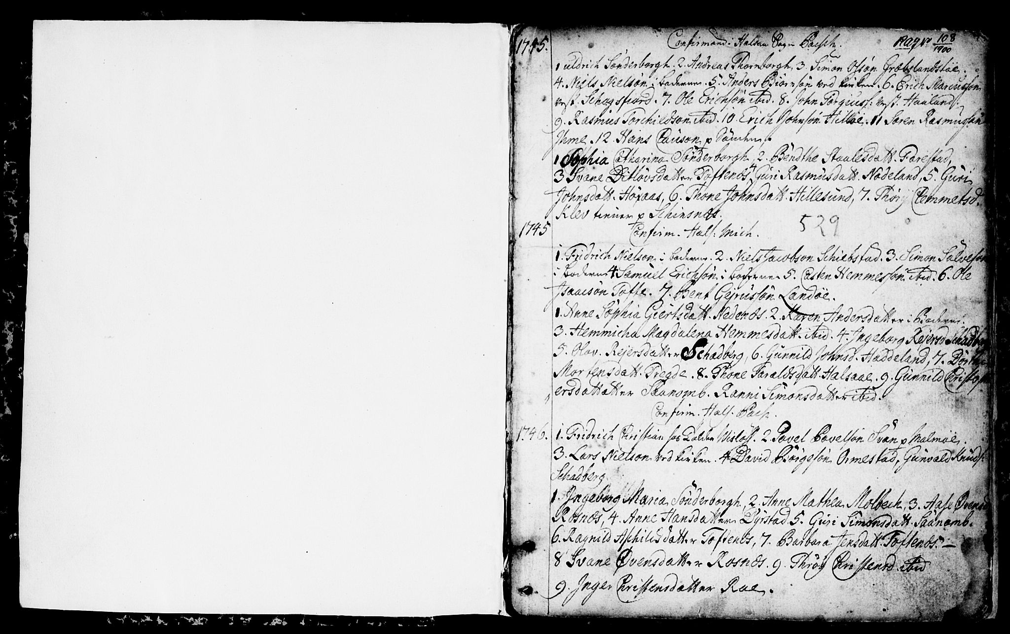Mandal sokneprestkontor, SAK/1111-0030/F/Fa/Faa/L0004: Parish register (official) no. A 4, 1745-1817, p. 0-1