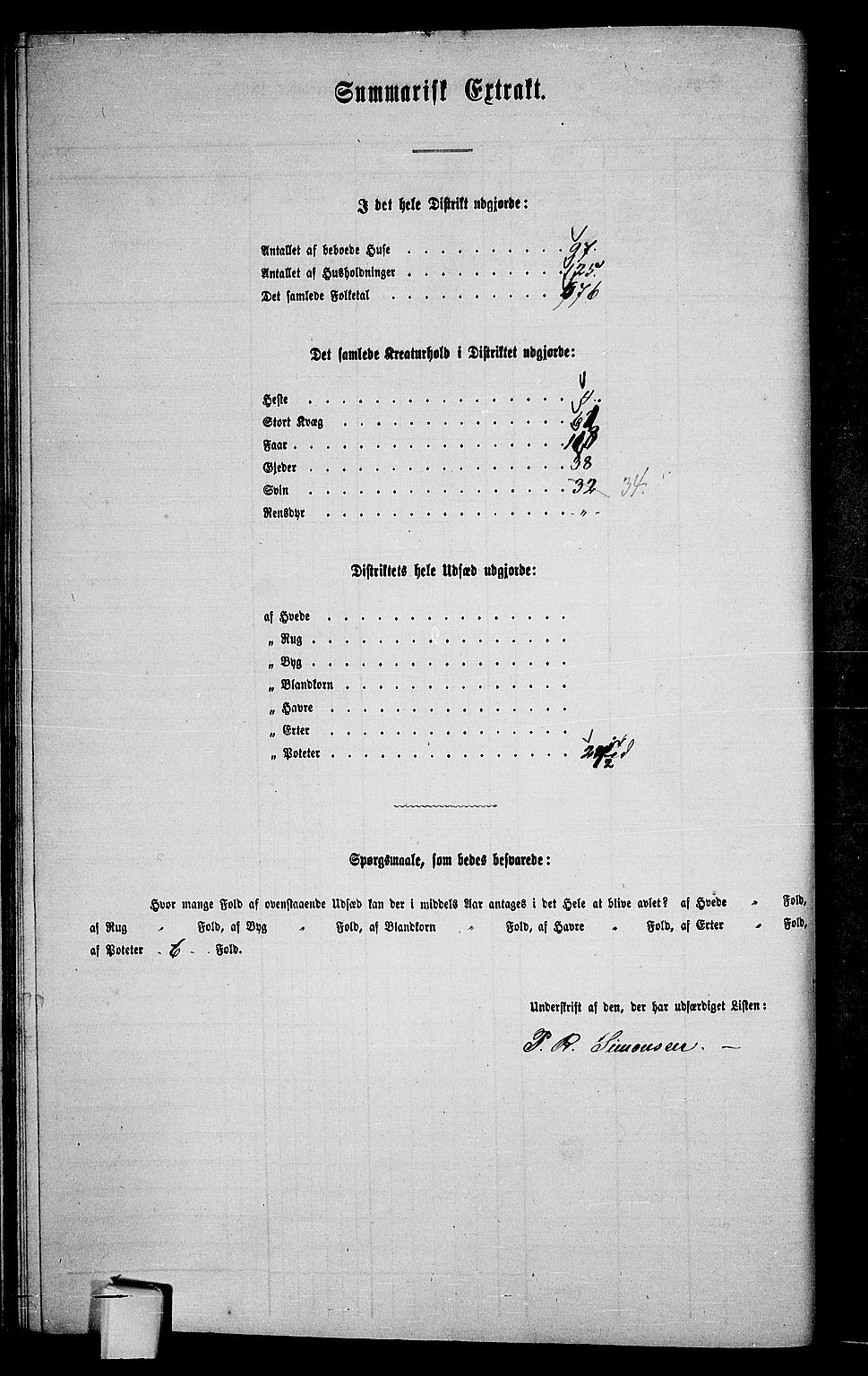 RA, 1865 census for Vågan, 1865, p. 138