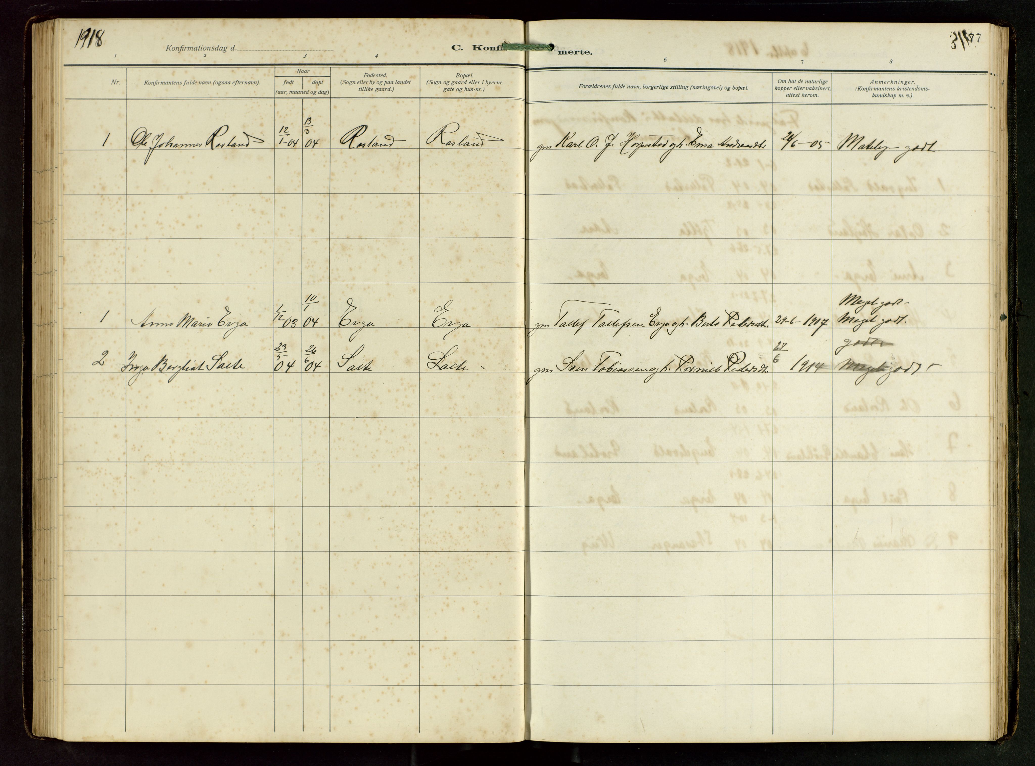 Klepp sokneprestkontor, SAST/A-101803/001/3/30BB/L0008: Parish register (copy) no. B 8, 1918-1949, p. 77