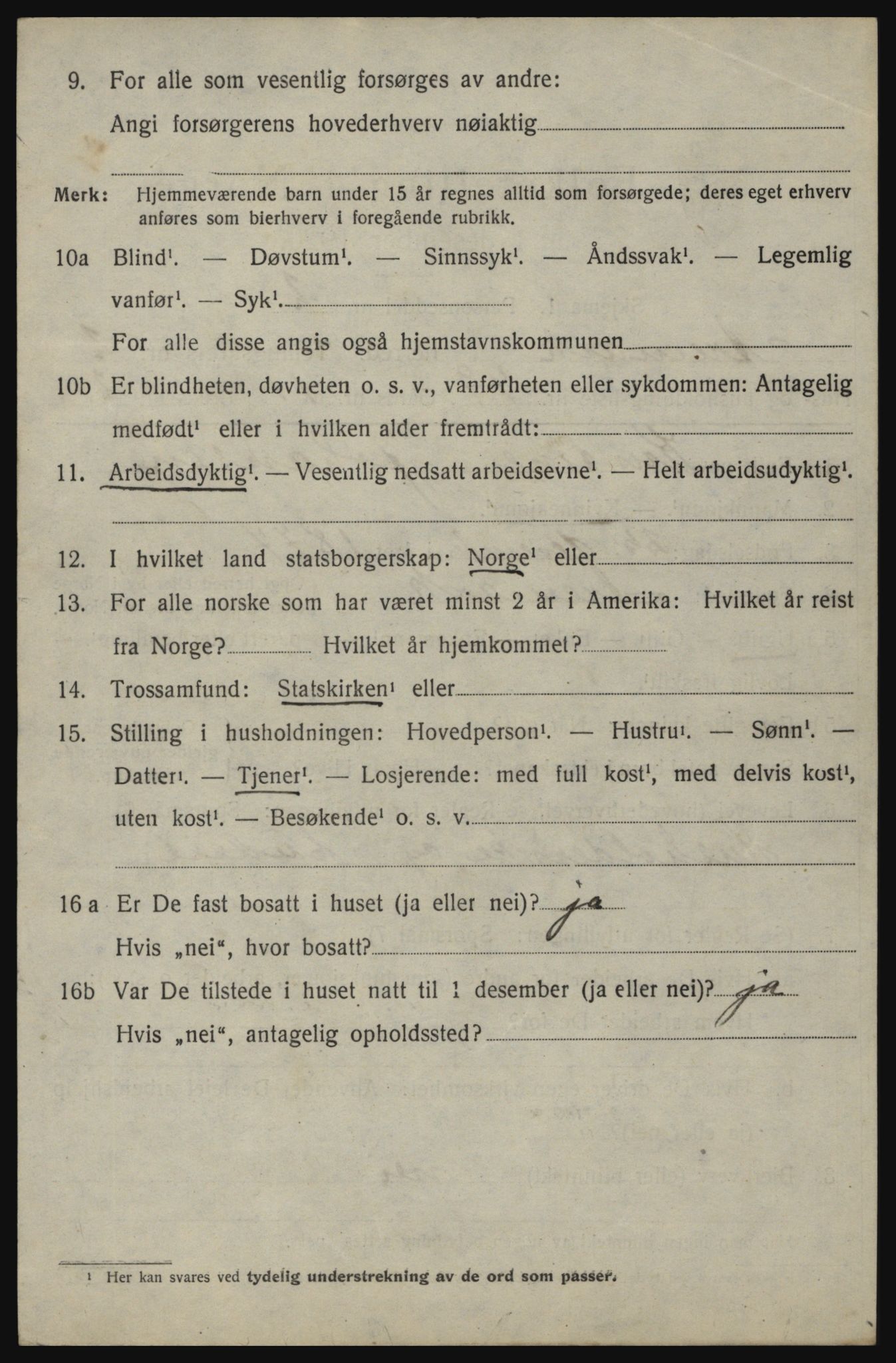 SAO, 1920 census for Aremark, 1920, p. 2124