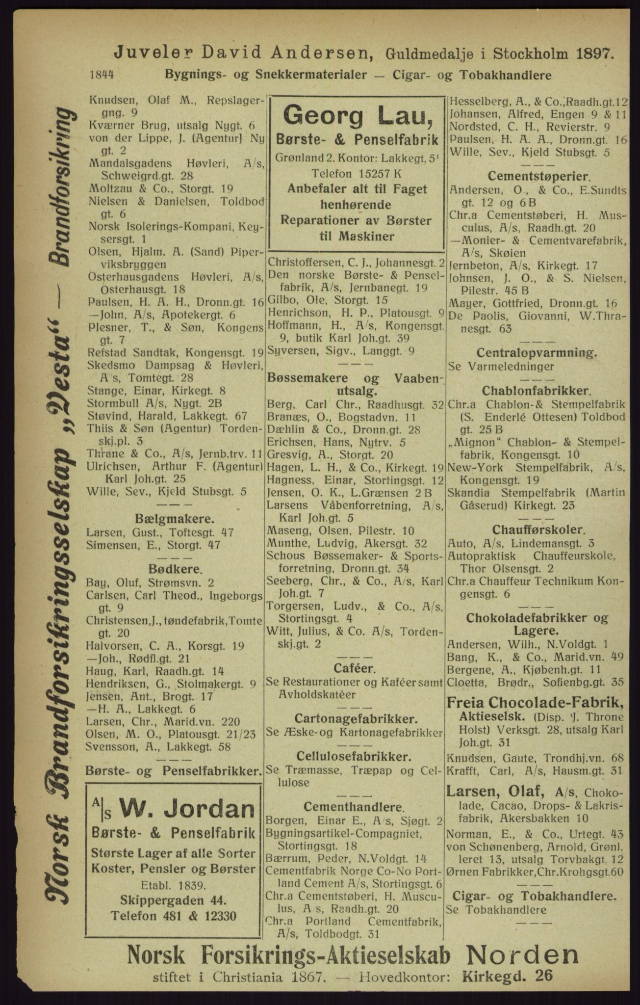 Kristiania/Oslo adressebok, PUBL/-, 1916, p. 1844