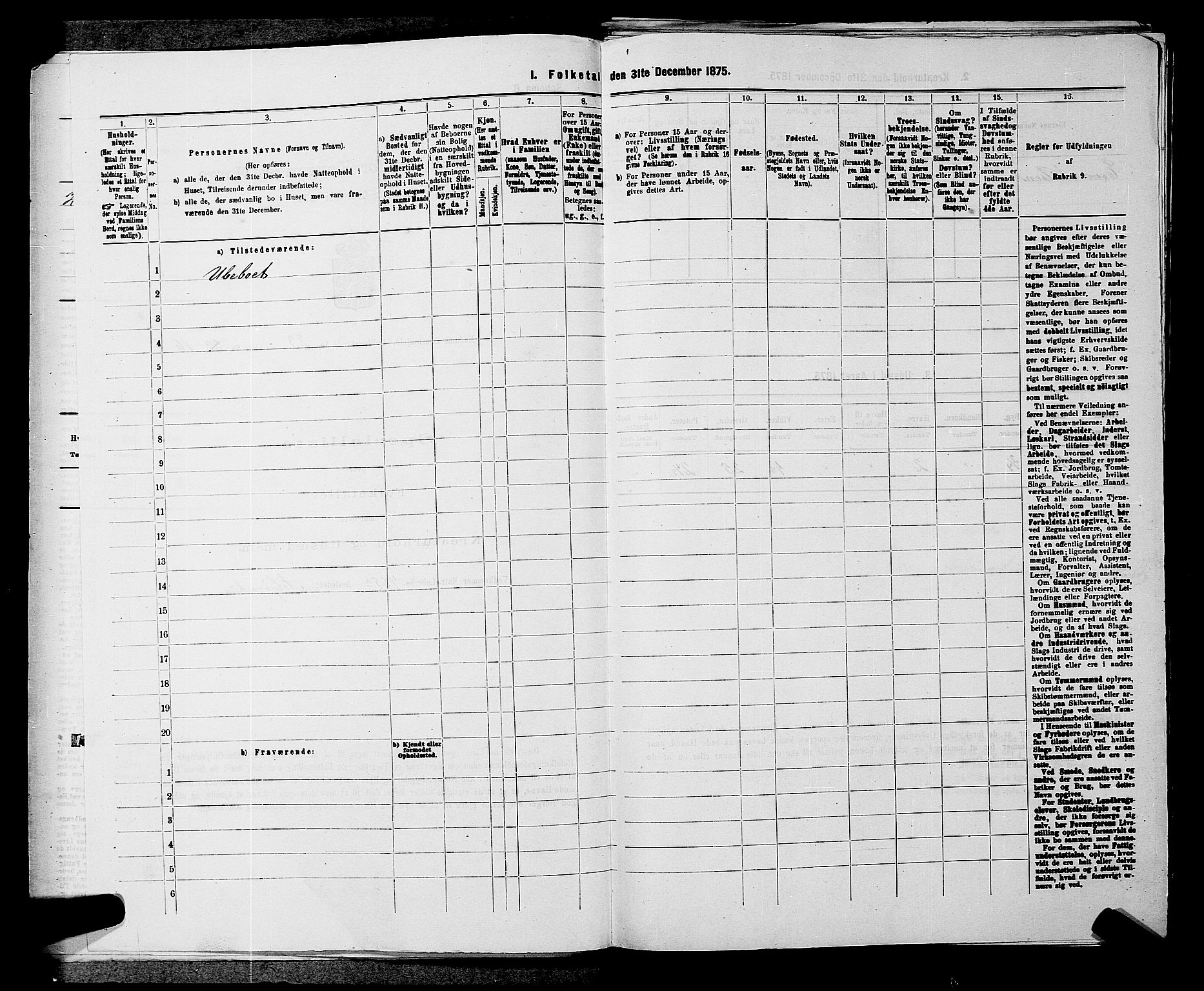 SAKO, 1875 census for 0623P Modum, 1875, p. 2731