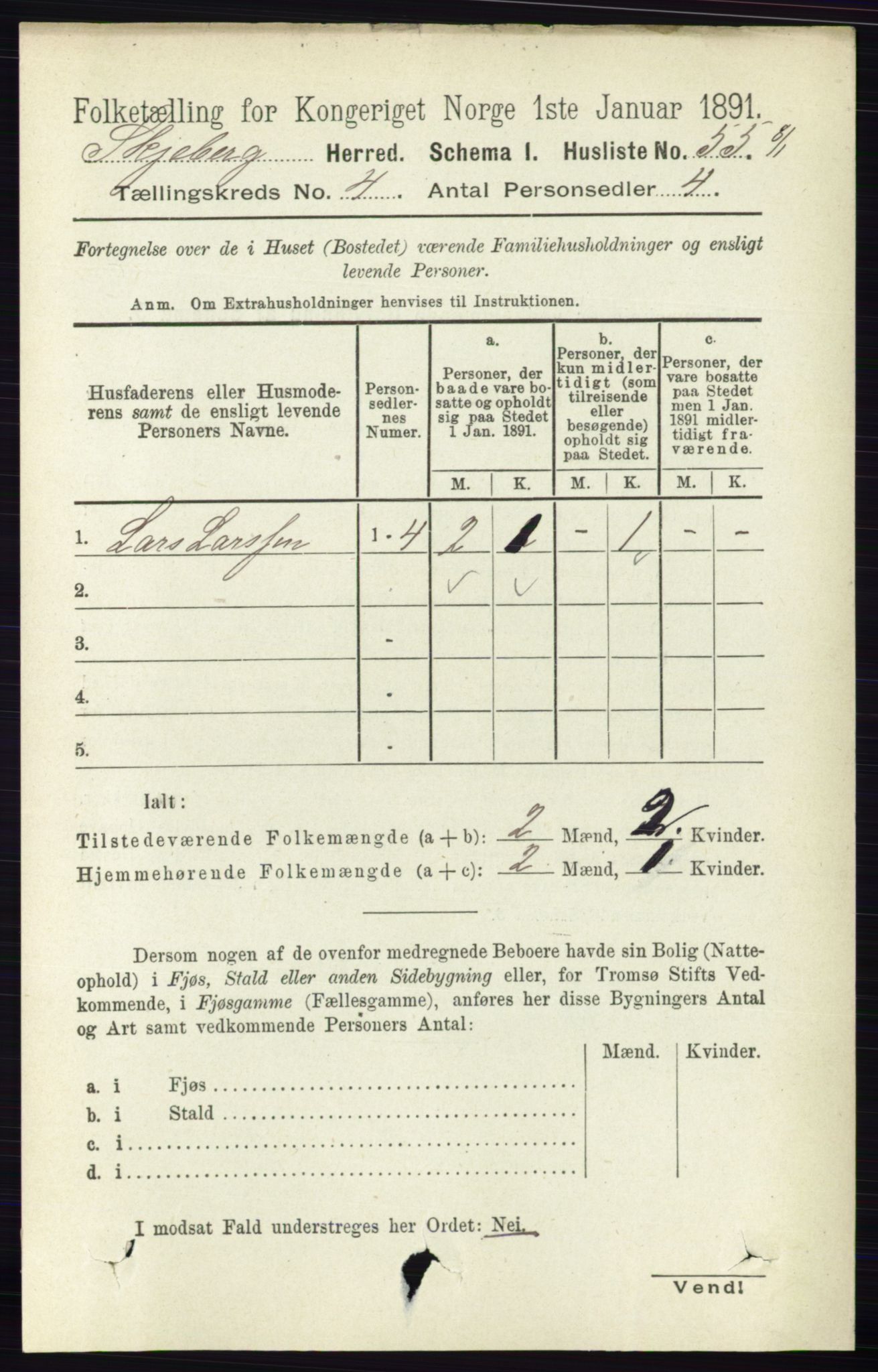 RA, 1891 census for 0115 Skjeberg, 1891, p. 1864