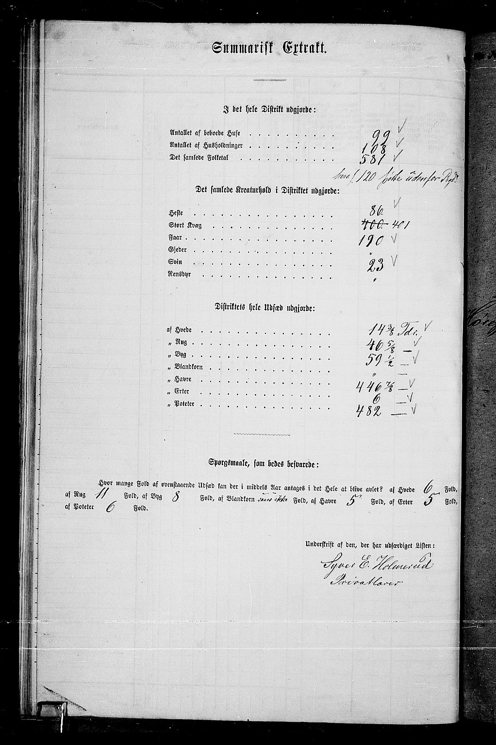 RA, 1865 census for Eidsberg, 1865, p. 43