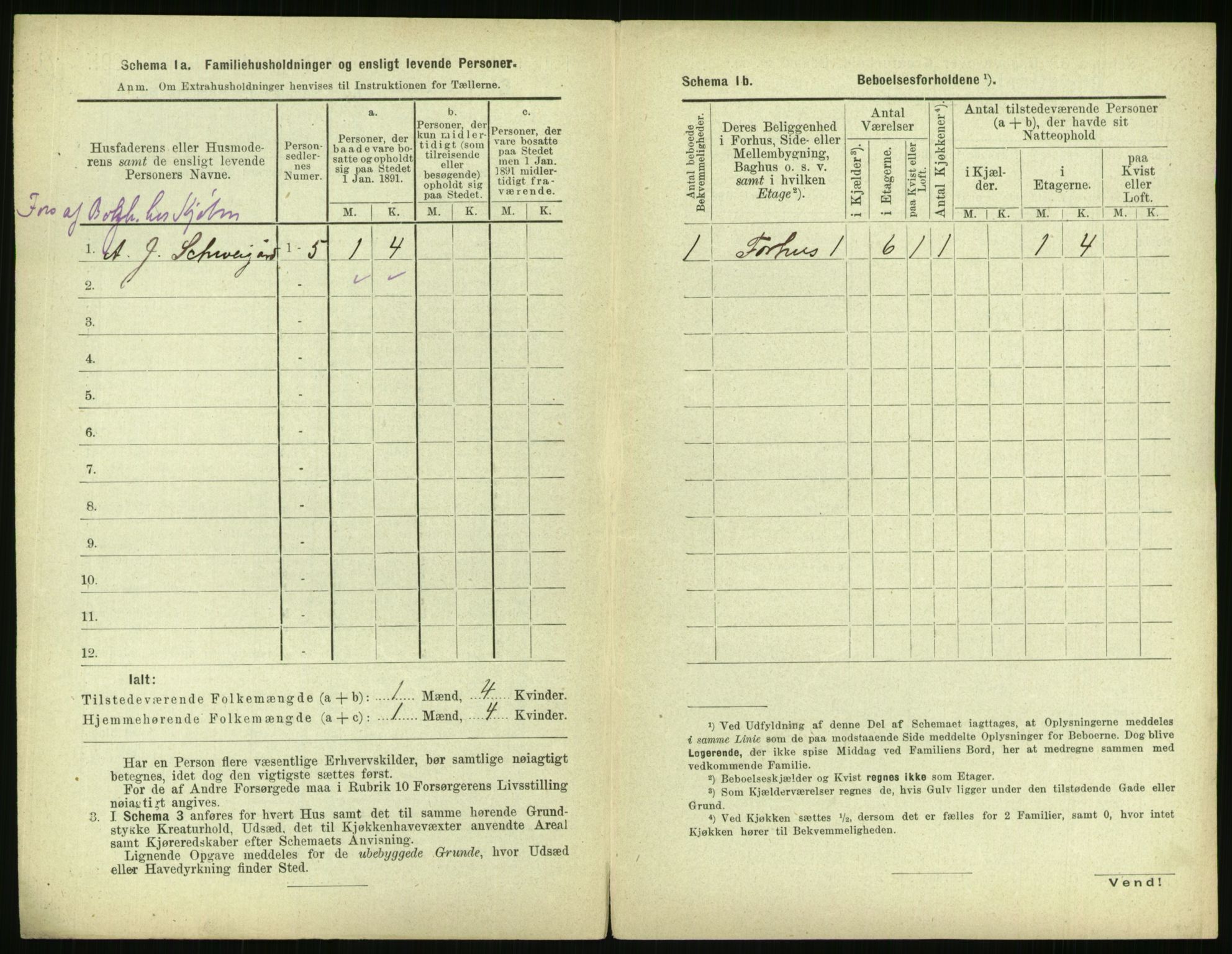 RA, 1891 census for 0301 Kristiania, 1891, p. 57119