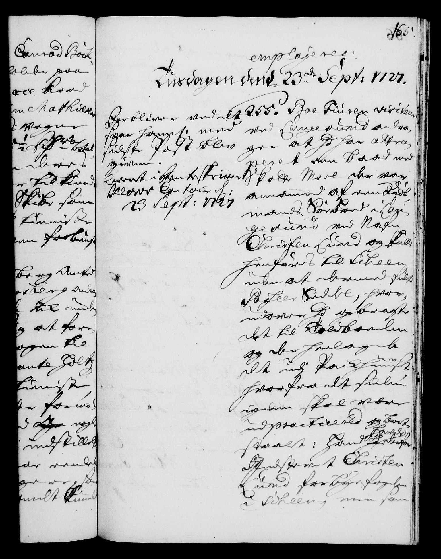 Rentekammeret, Kammerkanselliet, AV/RA-EA-3111/G/Gh/Gha/L0009: Norsk ekstraktmemorialprotokoll (merket RK 53.54), 1726-1728, p. 165