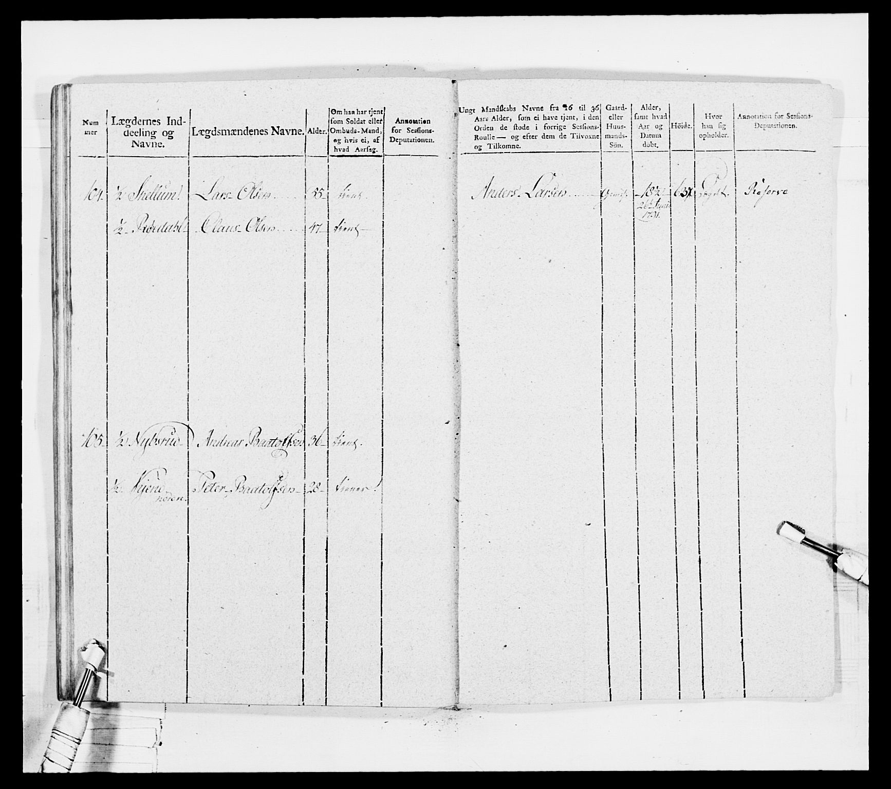 Generalitets- og kommissariatskollegiet, Det kongelige norske kommissariatskollegium, AV/RA-EA-5420/E/Eh/L0034: Nordafjelske gevorbne infanteriregiment, 1810, p. 271