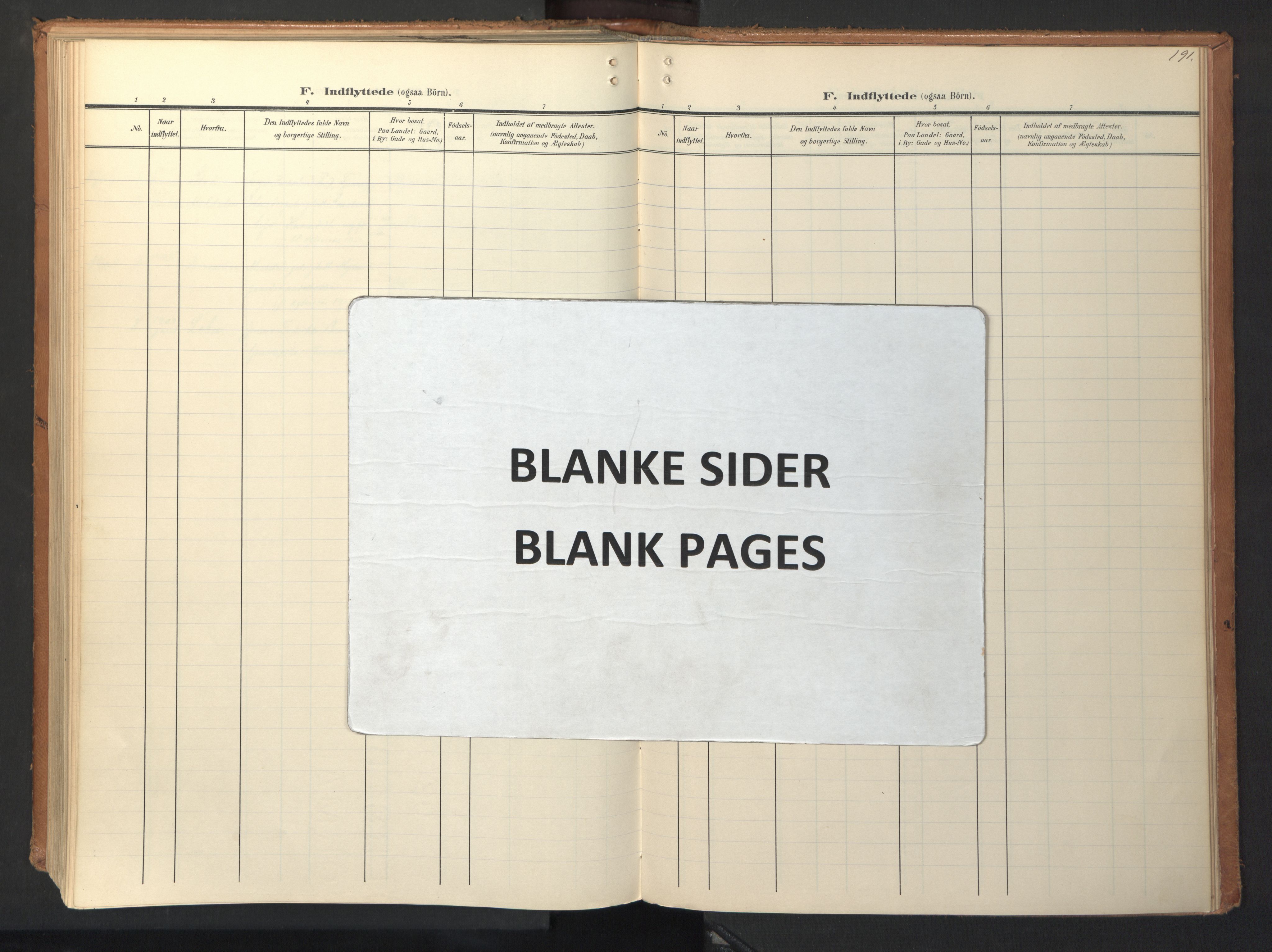 Ministerialprotokoller, klokkerbøker og fødselsregistre - Sør-Trøndelag, SAT/A-1456/694/L1128: Parish register (official) no. 694A02, 1906-1931, p. 191