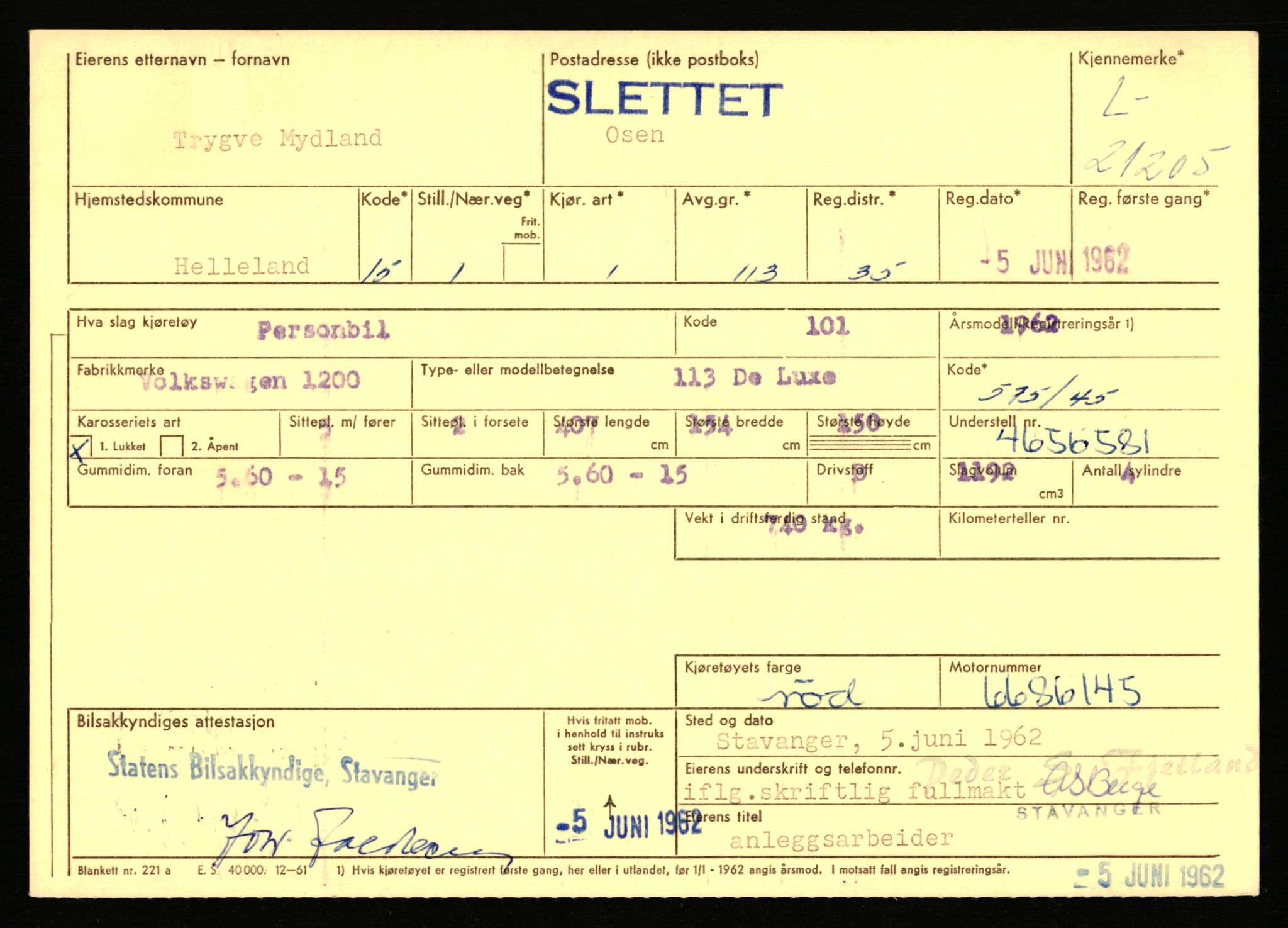 Stavanger trafikkstasjon, AV/SAST-A-101942/0/F/L0037: L-20500 - L-21499, 1930-1971, p. 1855