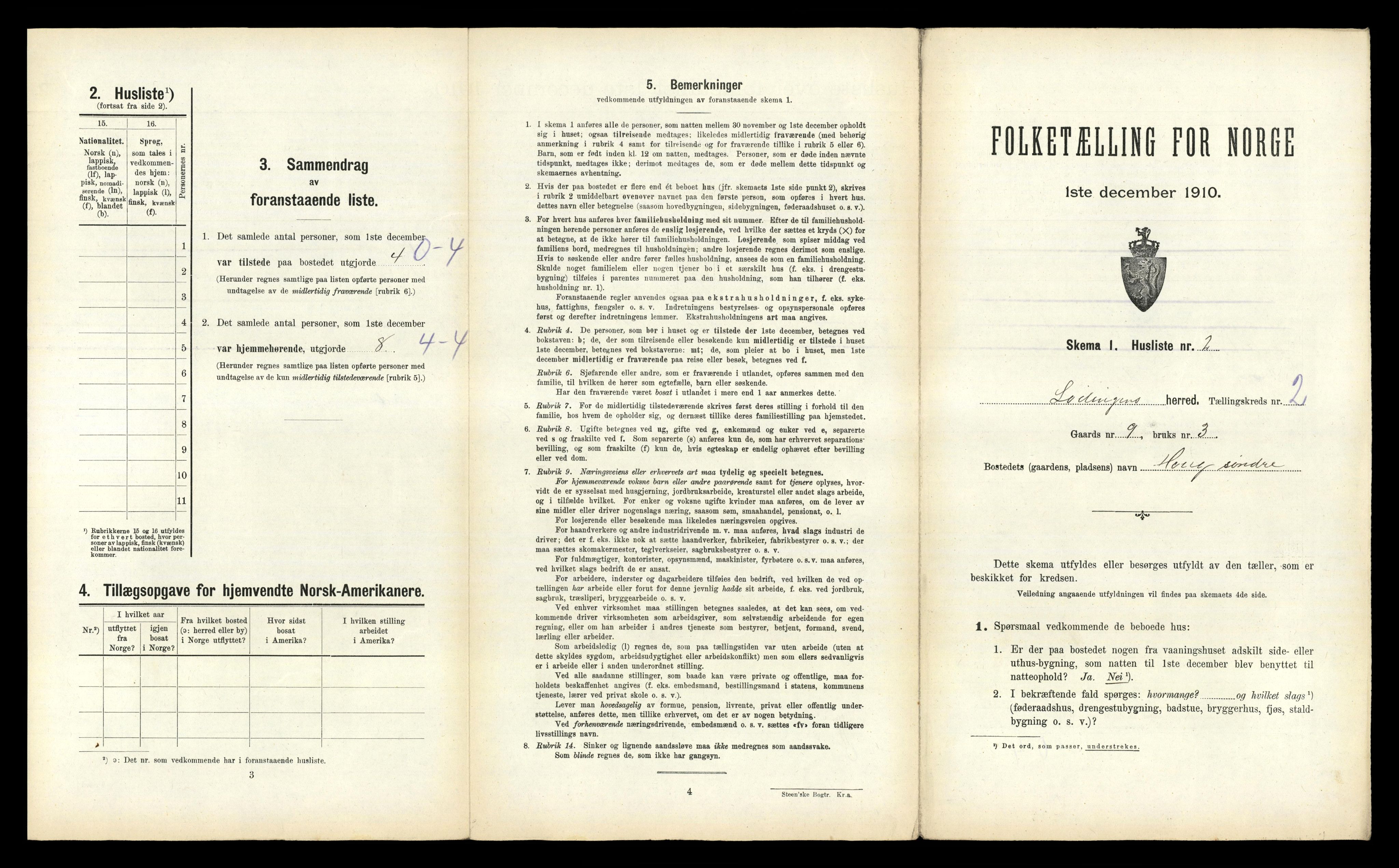 RA, 1910 census for Lødingen, 1910, p. 153