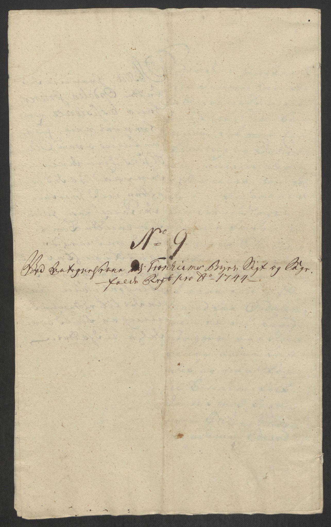 Rentekammeret inntil 1814, Reviderte regnskaper, Byregnskaper, AV/RA-EA-4066/R/Rs/L0541: [S22] Sikt og sakefall, 1743-1746, p. 199