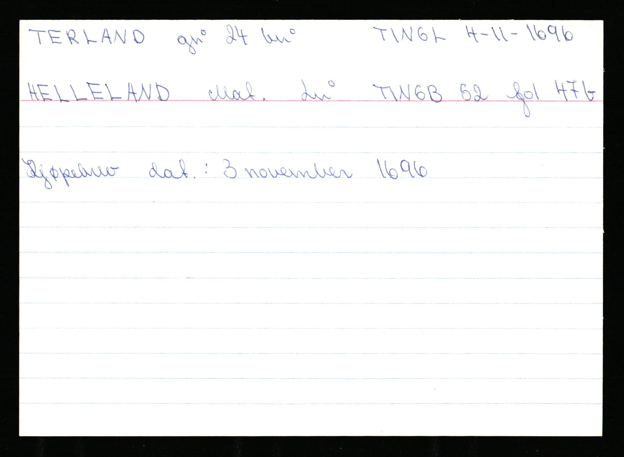 Statsarkivet i Stavanger, AV/SAST-A-101971/03/Y/Ym/L0060: Åstedskort sortert etter gårdsnavn: Tengesdal - Tjørn, 1600-1950, p. 262