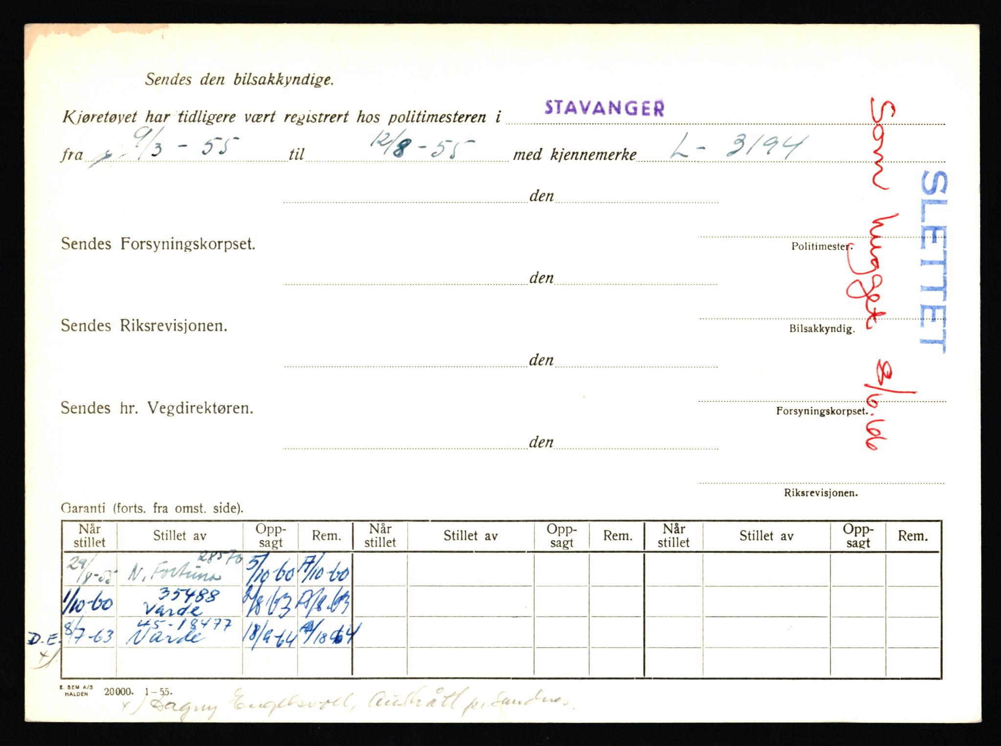 Stavanger trafikkstasjon, AV/SAST-A-101942/0/F/L0048: L-29100 - L-29899, 1930-1971, p. 880