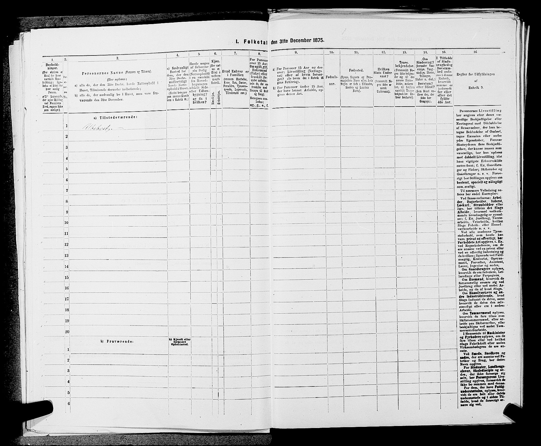 SAKO, 1875 census for 0613L Norderhov/Norderhov, Haug og Lunder, 1875, p. 1511