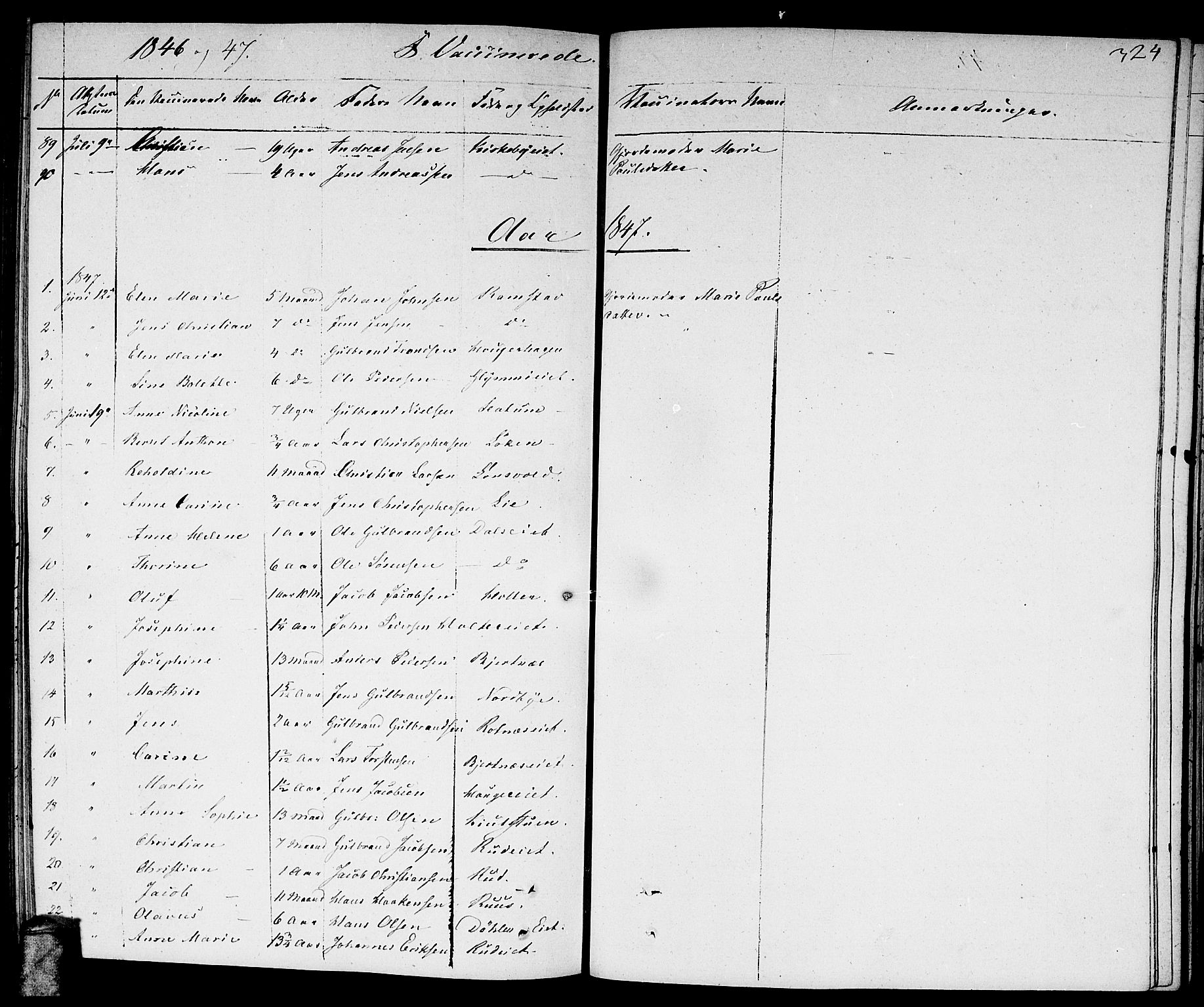 Nittedal prestekontor Kirkebøker, SAO/A-10365a/F/Fa/L0004: Parish register (official) no. I 4, 1836-1849, p. 324