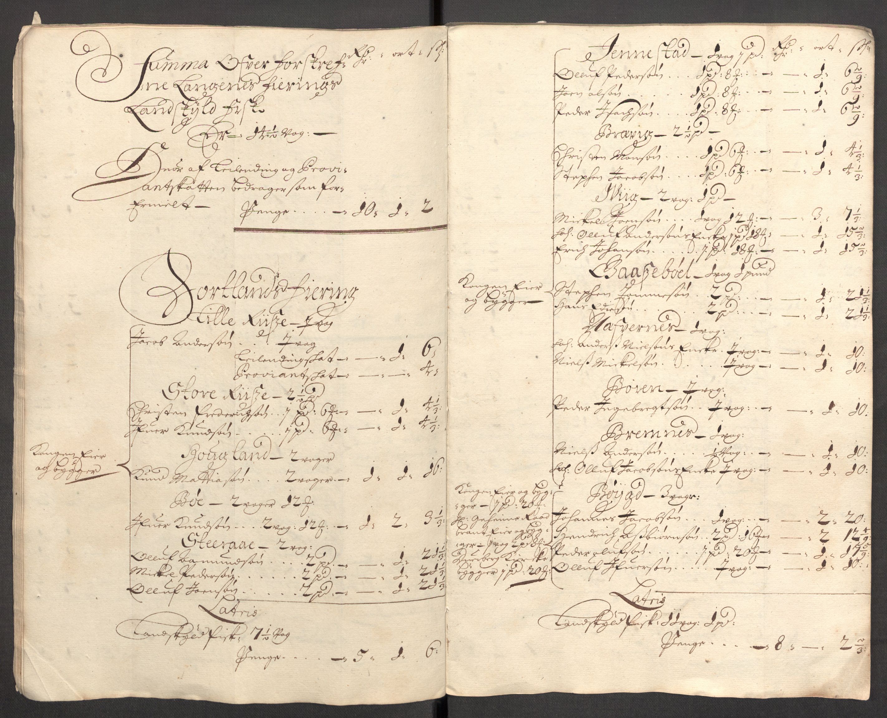 Rentekammeret inntil 1814, Reviderte regnskaper, Fogderegnskap, AV/RA-EA-4092/R67/L4678: Fogderegnskap Vesterålen, Andenes og Lofoten, 1696-1708, p. 203