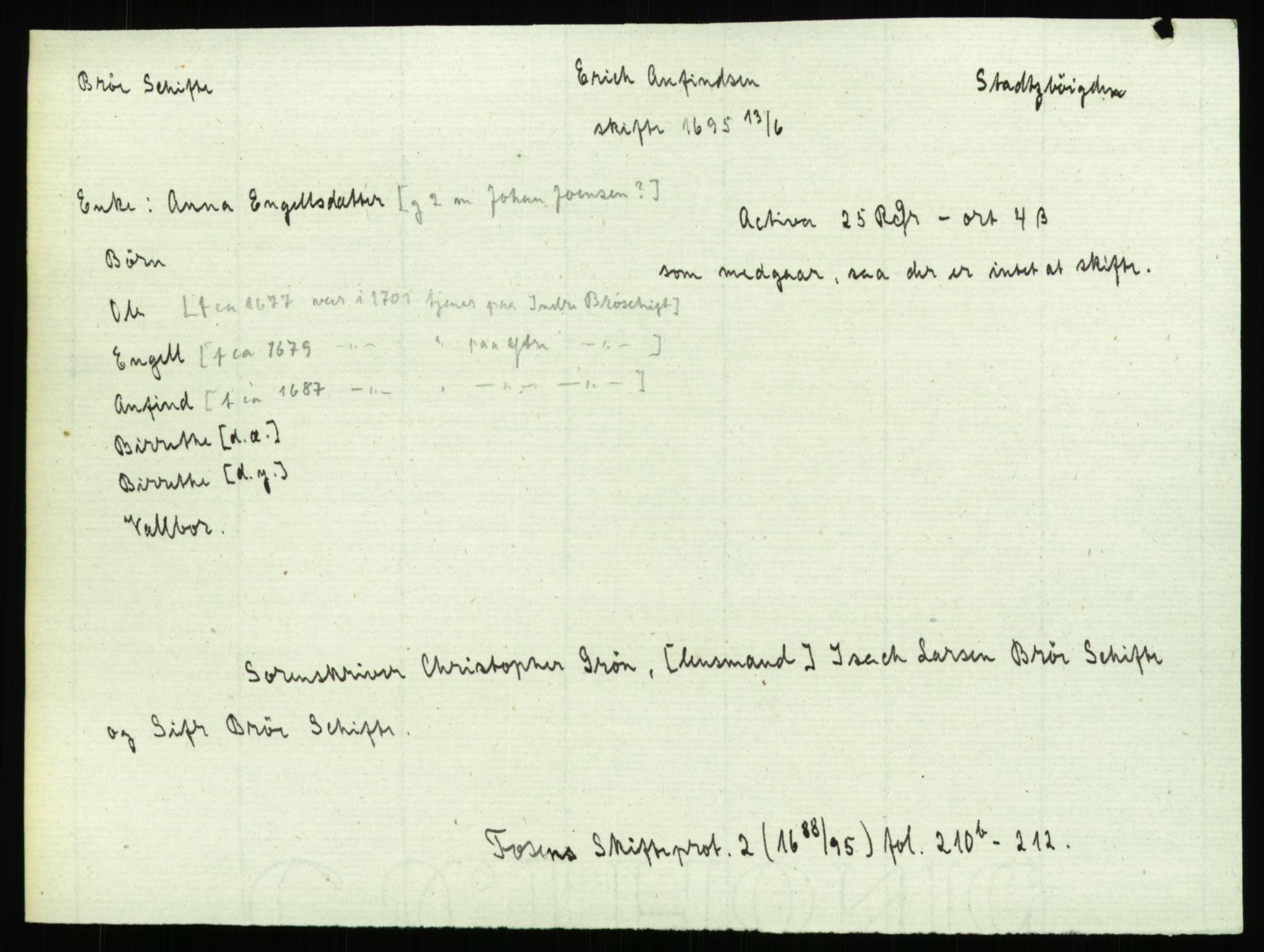 Fosen sorenskriveri, AV/SAT-A-1107/1/3, 1681-1783, p. 193