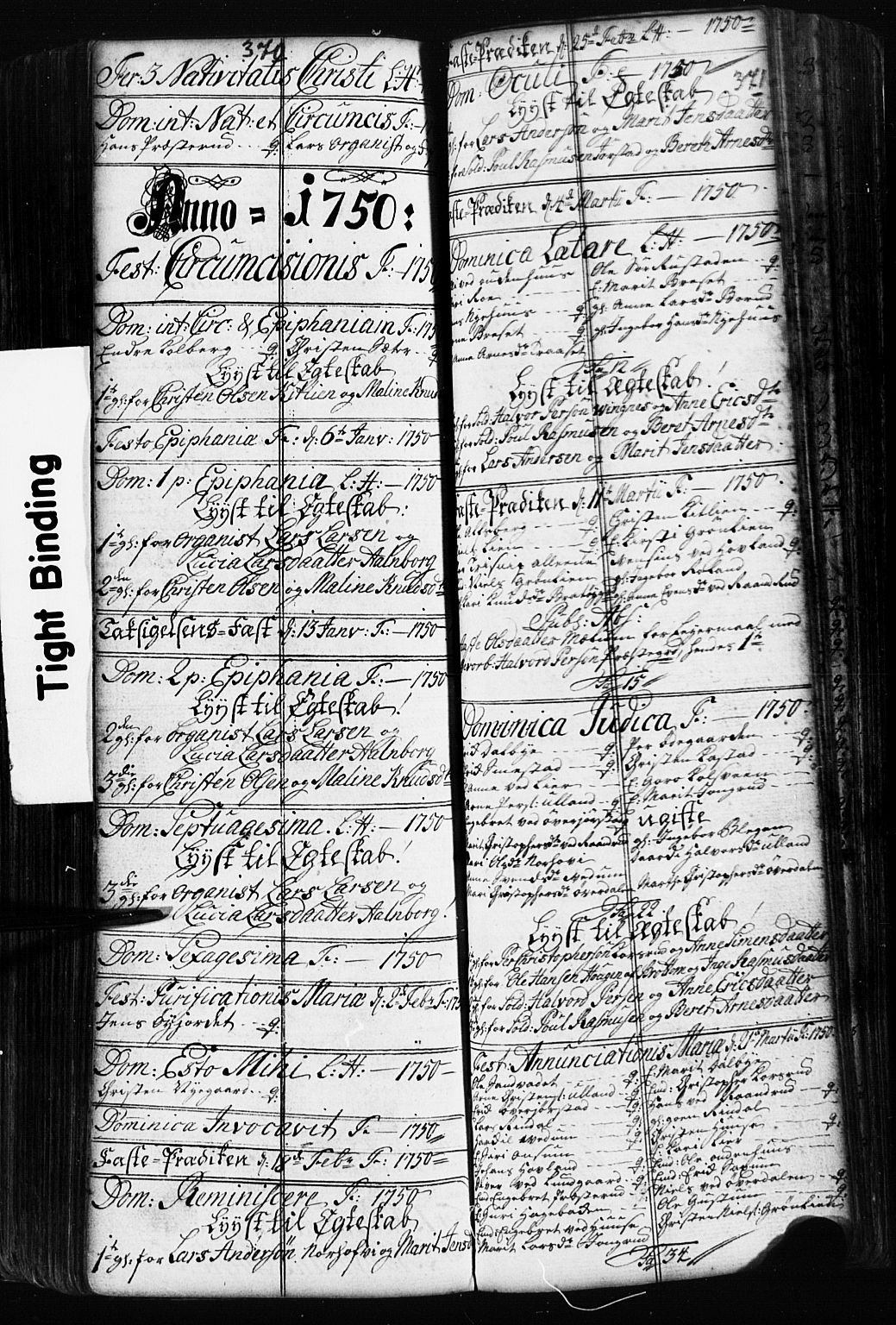 Fåberg prestekontor, SAH/PREST-086/H/Ha/Hab/L0002: Parish register (copy) no. 2, 1741-1756, p. 370-371