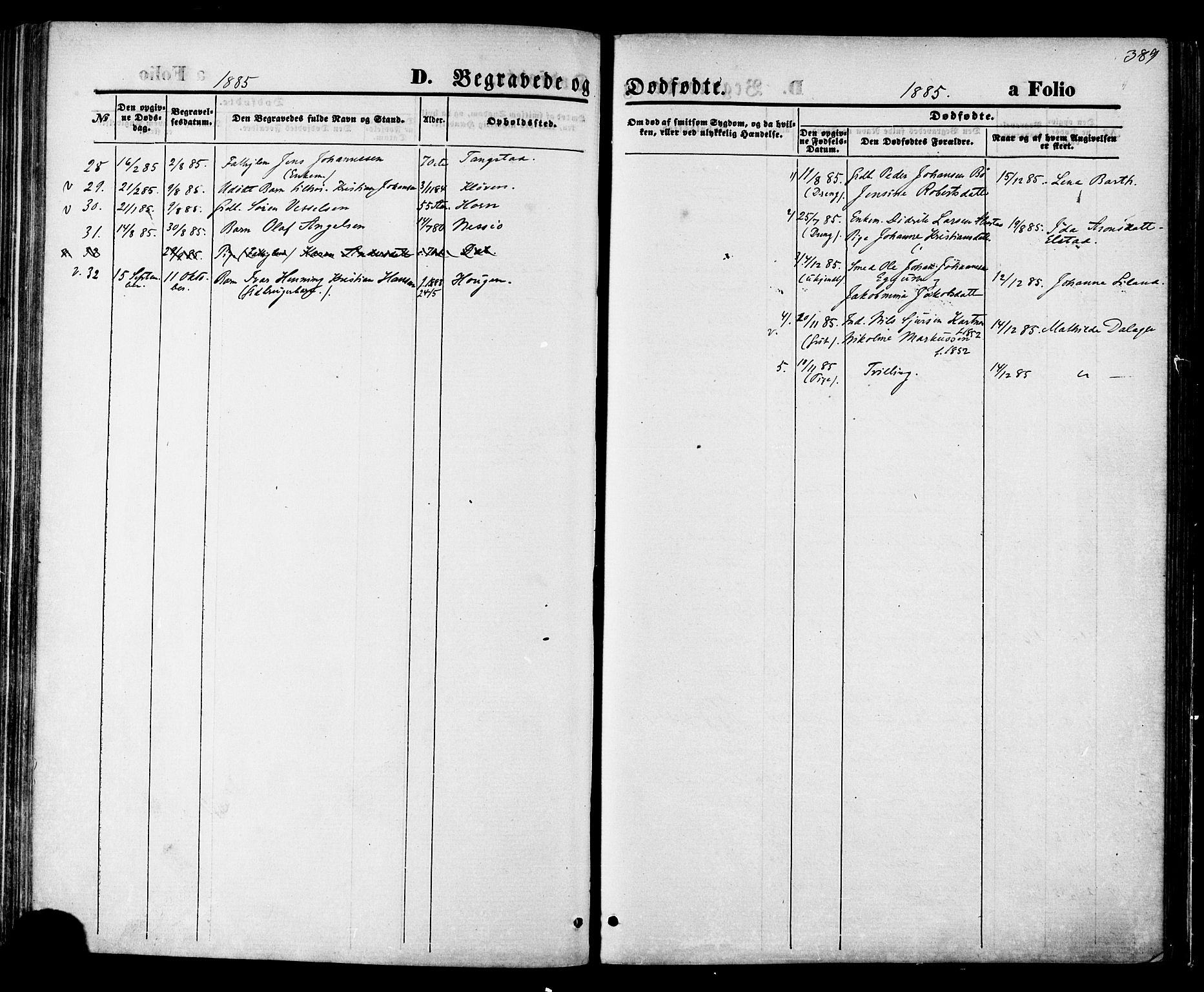 Ministerialprotokoller, klokkerbøker og fødselsregistre - Nordland, SAT/A-1459/880/L1132: Parish register (official) no. 880A06, 1869-1887, p. 389