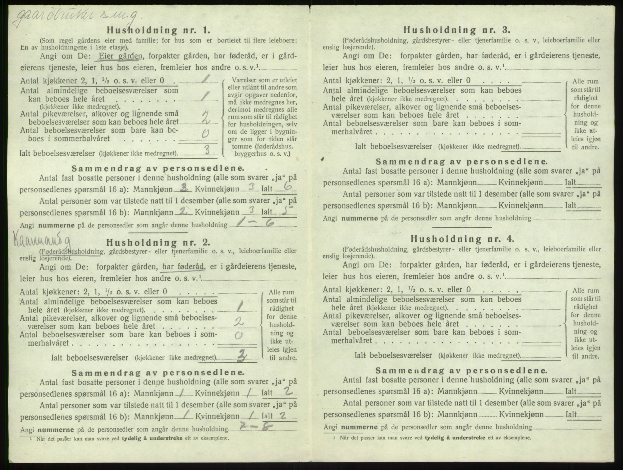 SAB, 1920 census for Kyrkjebø, 1920, p. 675