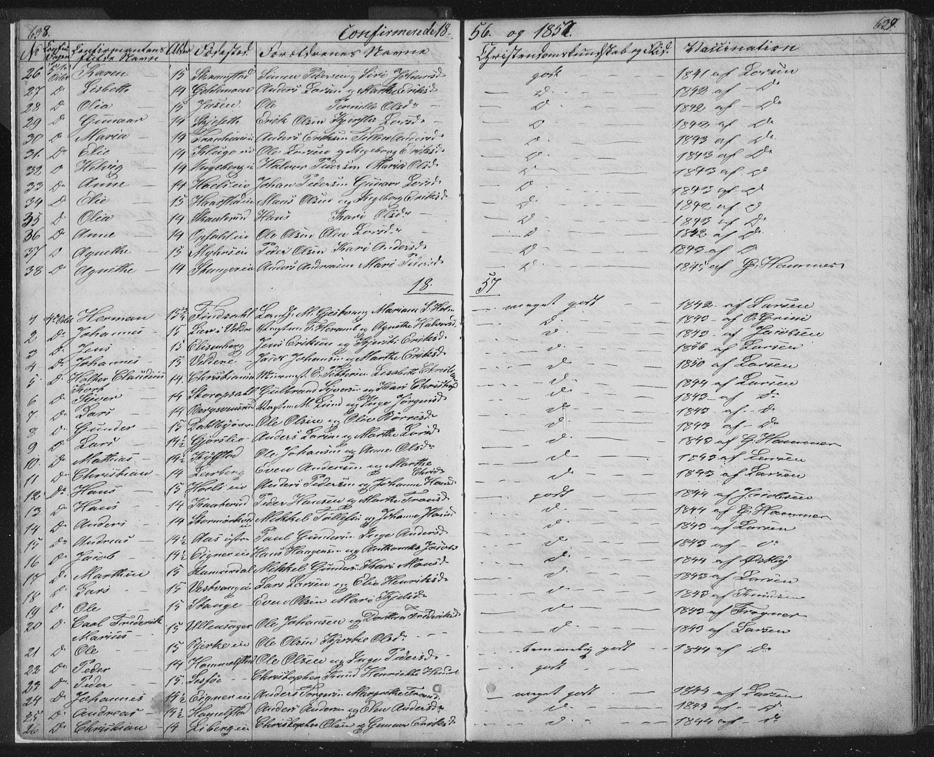 Vang prestekontor, Hedmark, SAH/PREST-008/H/Ha/Hab/L0010B: Parish register (copy) no. 10b, 1854-1896, p. 638-639