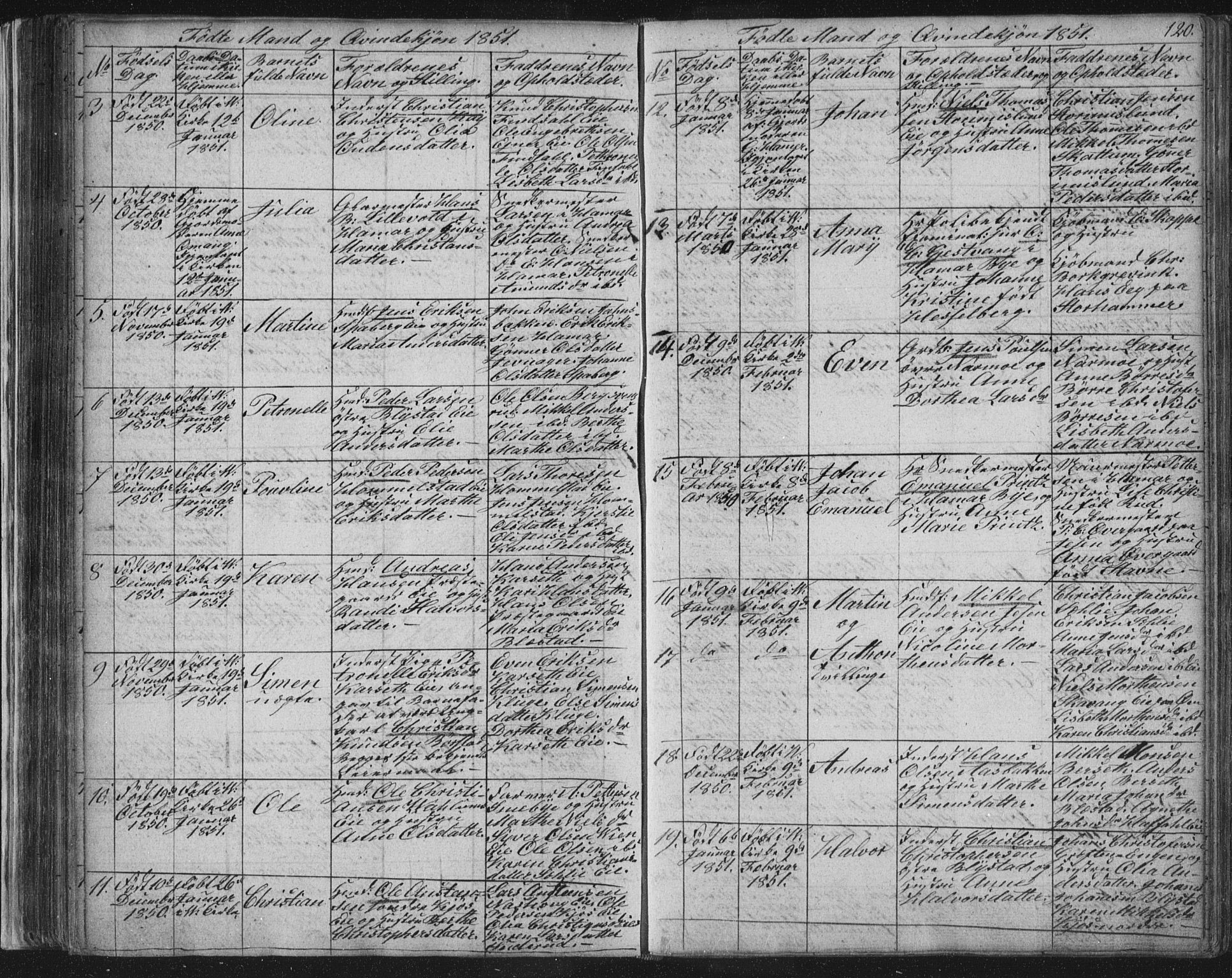 Vang prestekontor, Hedmark, SAH/PREST-008/H/Ha/Hab/L0008: Parish register (copy) no. 8, 1832-1854, p. 120
