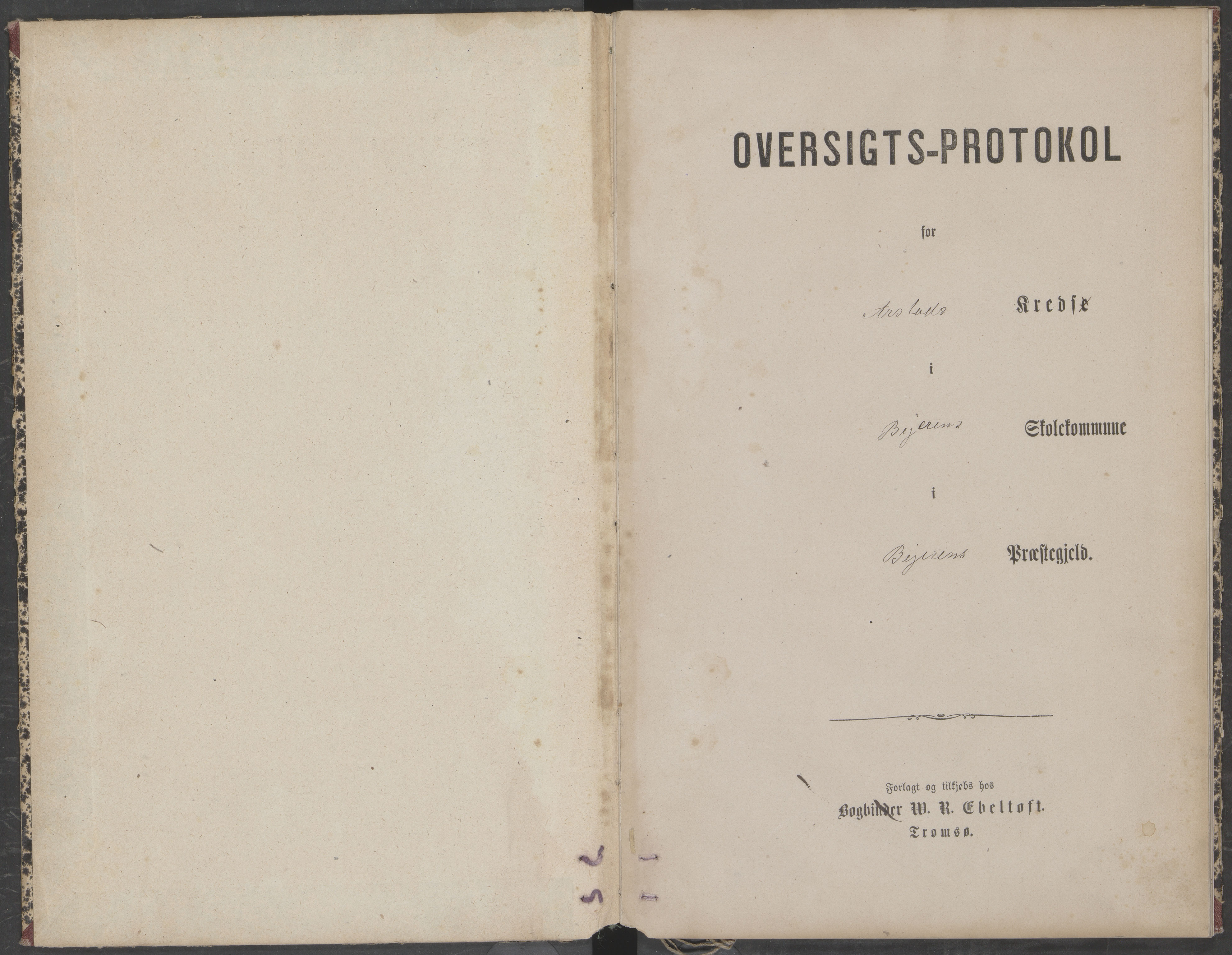 Beiarn kommune. Arstad skolekrets, AIN/K-18390.510.01/442/L0002: Karakter/oversiktsprotokoll, 1886-1892
