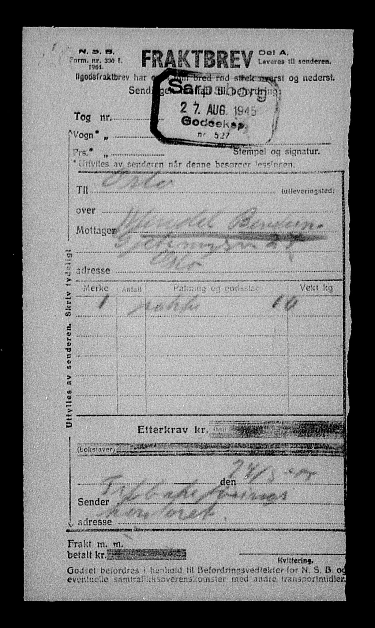 Justisdepartementet, Tilbakeføringskontoret for inndratte formuer, AV/RA-S-1564/H/Hc/Hcd/L0991: --, 1945-1947, p. 219