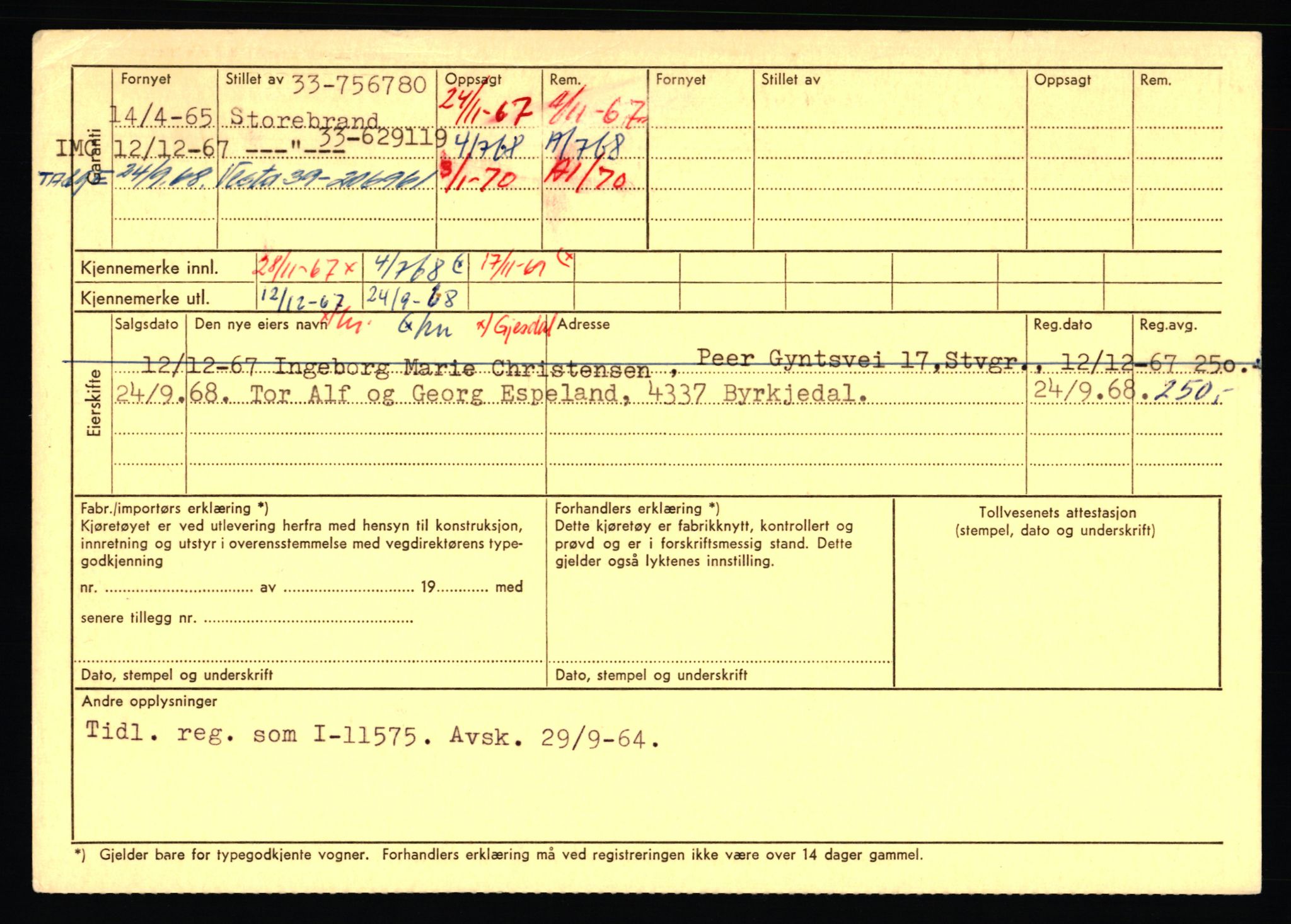 Stavanger trafikkstasjon, AV/SAST-A-101942/0/F/L0072: L-82200 - L-84099, 1930-1971, p. 1680