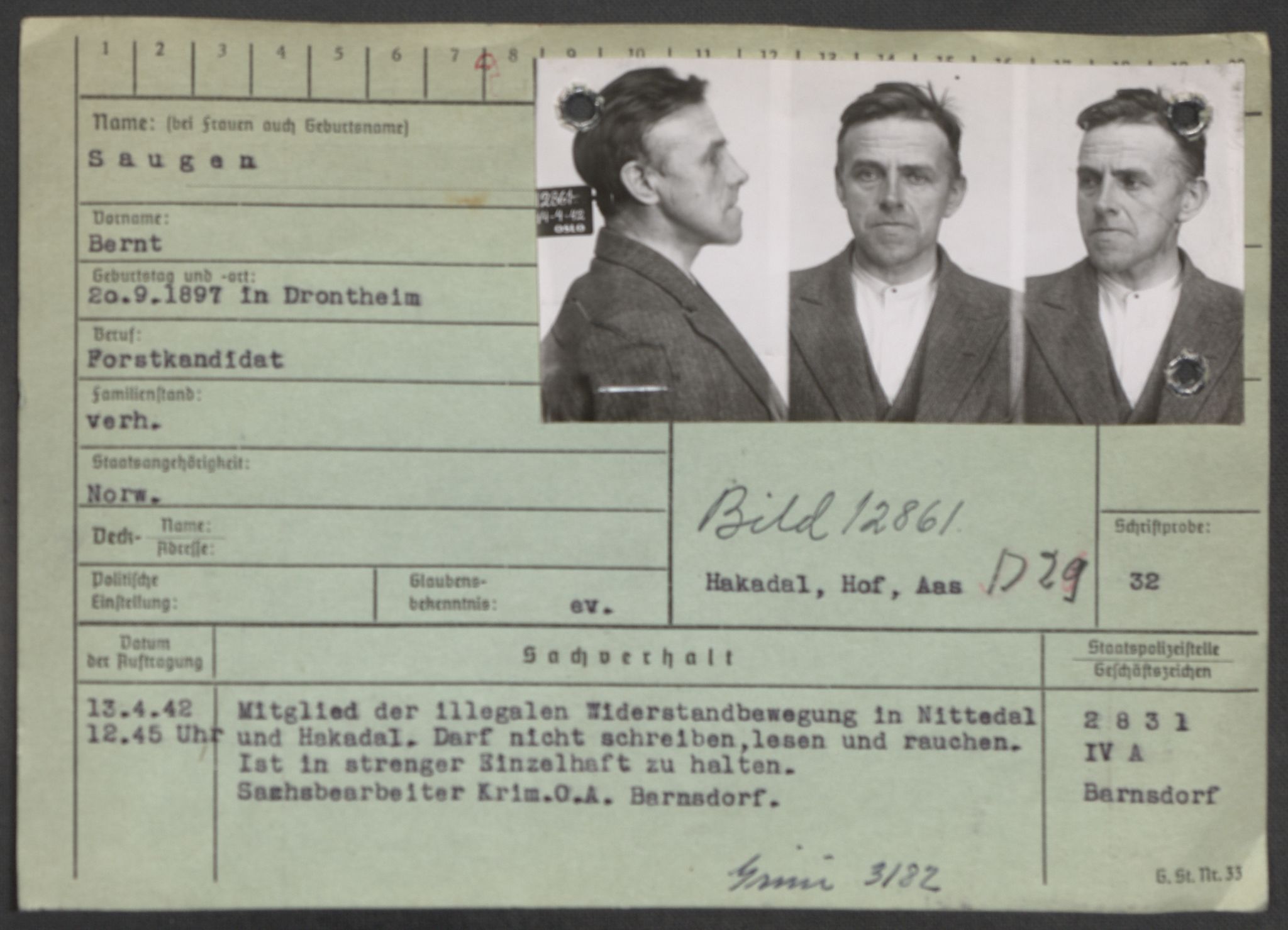 Befehlshaber der Sicherheitspolizei und des SD, AV/RA-RAFA-5969/E/Ea/Eaa/L0009: Register over norske fanger i Møllergata 19: Ru-Sy, 1940-1945, p. 366