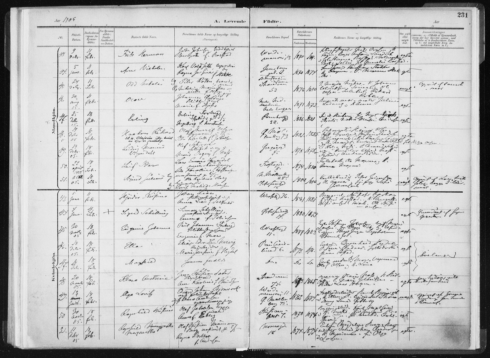 Ministerialprotokoller, klokkerbøker og fødselsregistre - Sør-Trøndelag, AV/SAT-A-1456/604/L0199: Parish register (official) no. 604A20I, 1901-1906, p. 231