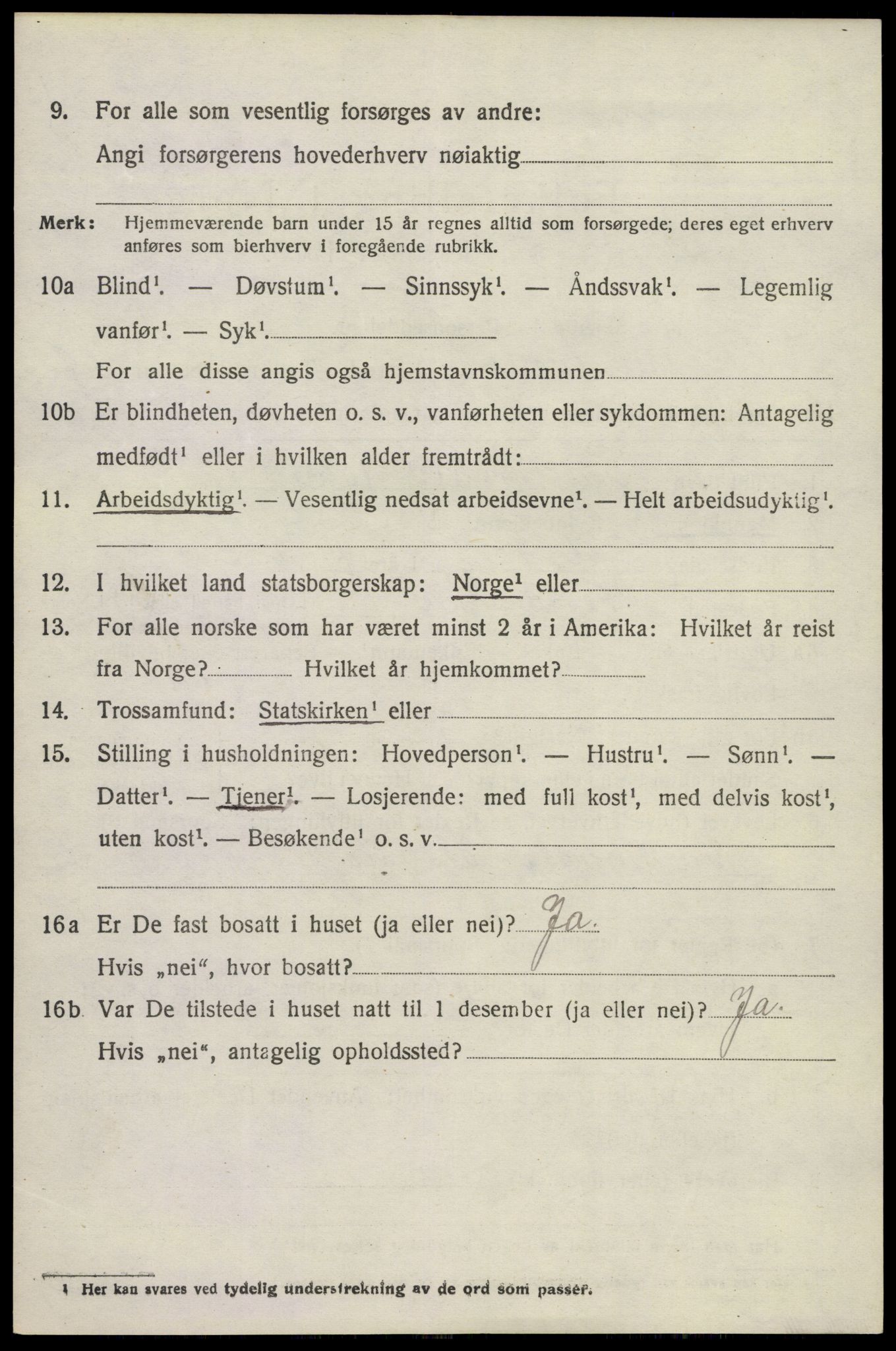 SAKO, 1920 census for Brunlanes, 1920, p. 3810