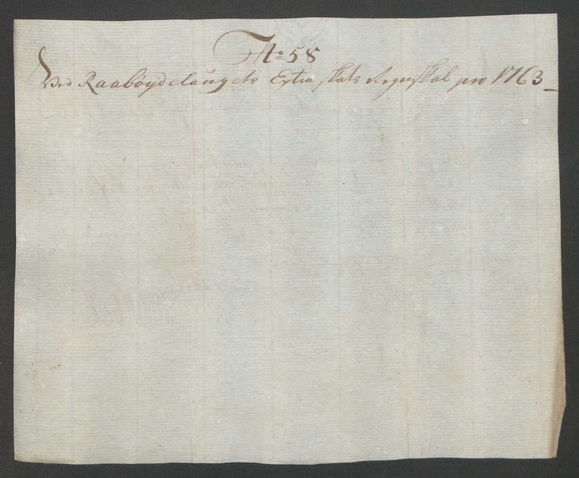 Rentekammeret inntil 1814, Reviderte regnskaper, Fogderegnskap, AV/RA-EA-4092/R40/L2517: Ekstraskatten Råbyggelag, 1762-1763, p. 416