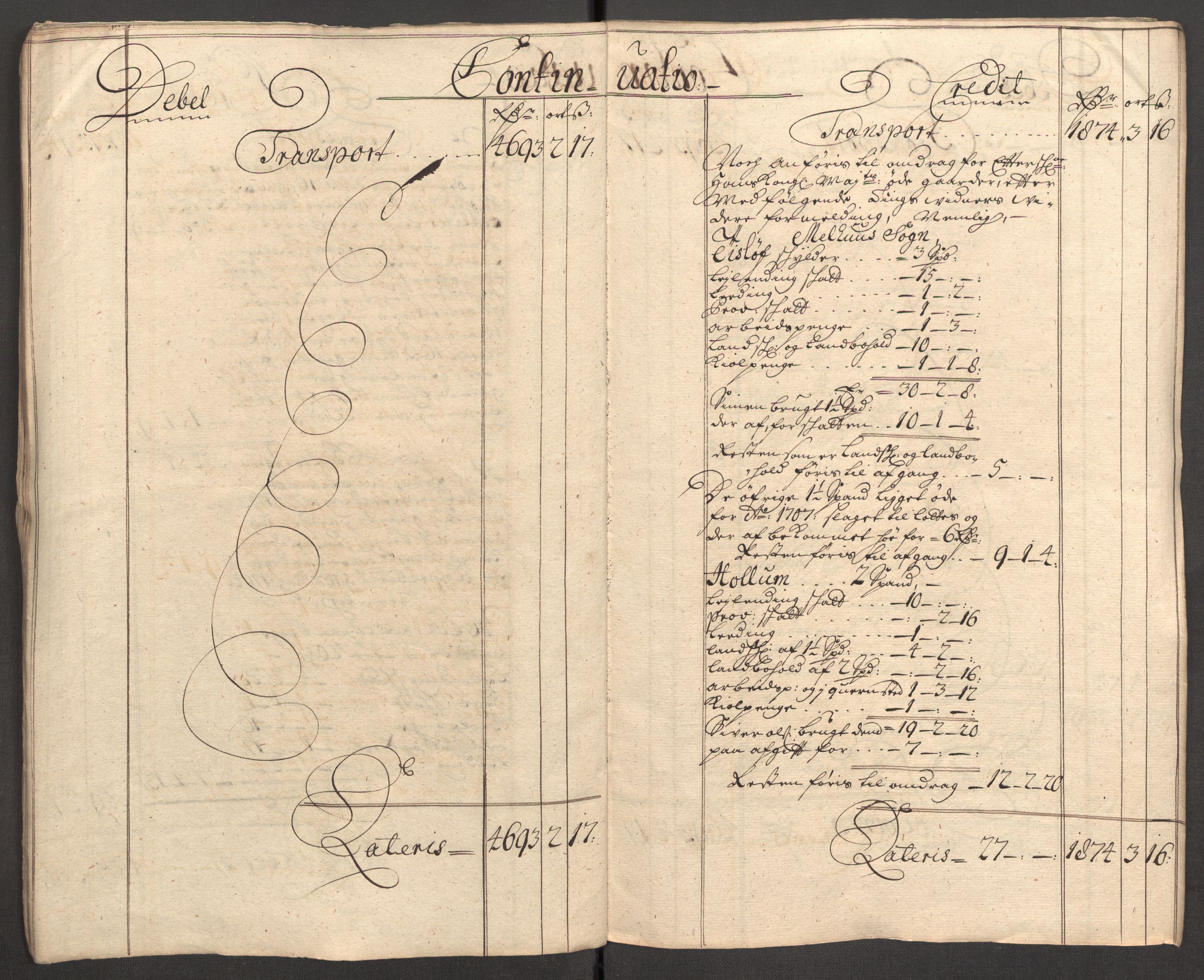 Rentekammeret inntil 1814, Reviderte regnskaper, Fogderegnskap, AV/RA-EA-4092/R60/L3957: Fogderegnskap Orkdal og Gauldal, 1707, p. 13