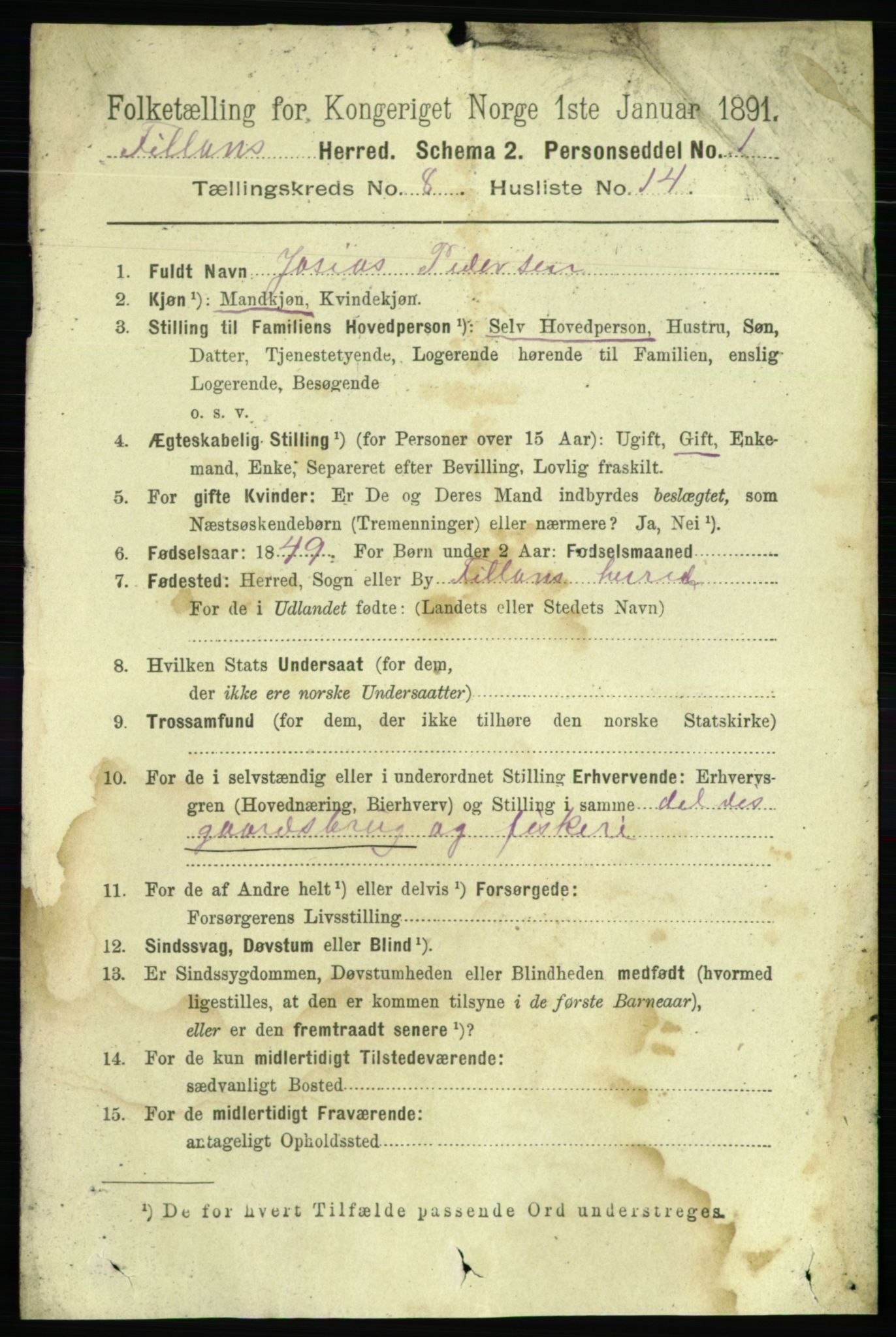 RA, 1891 census for 1616 Fillan, 1891, p. 1955