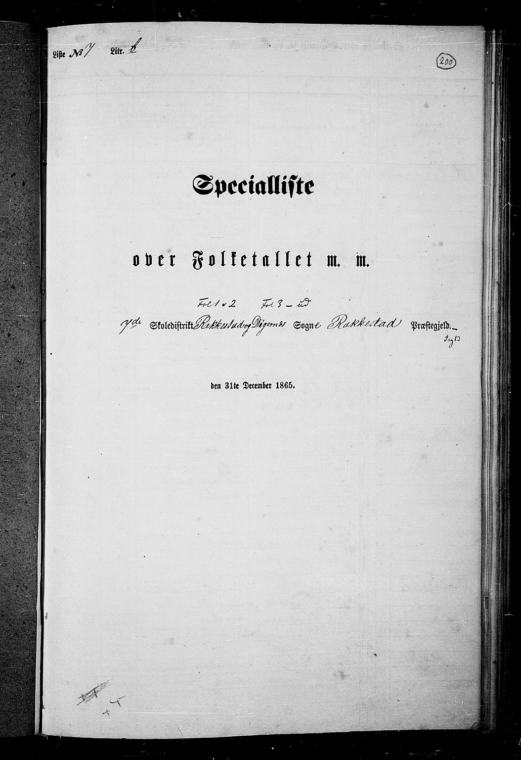RA, 1865 census for Rakkestad, 1865, p. 192
