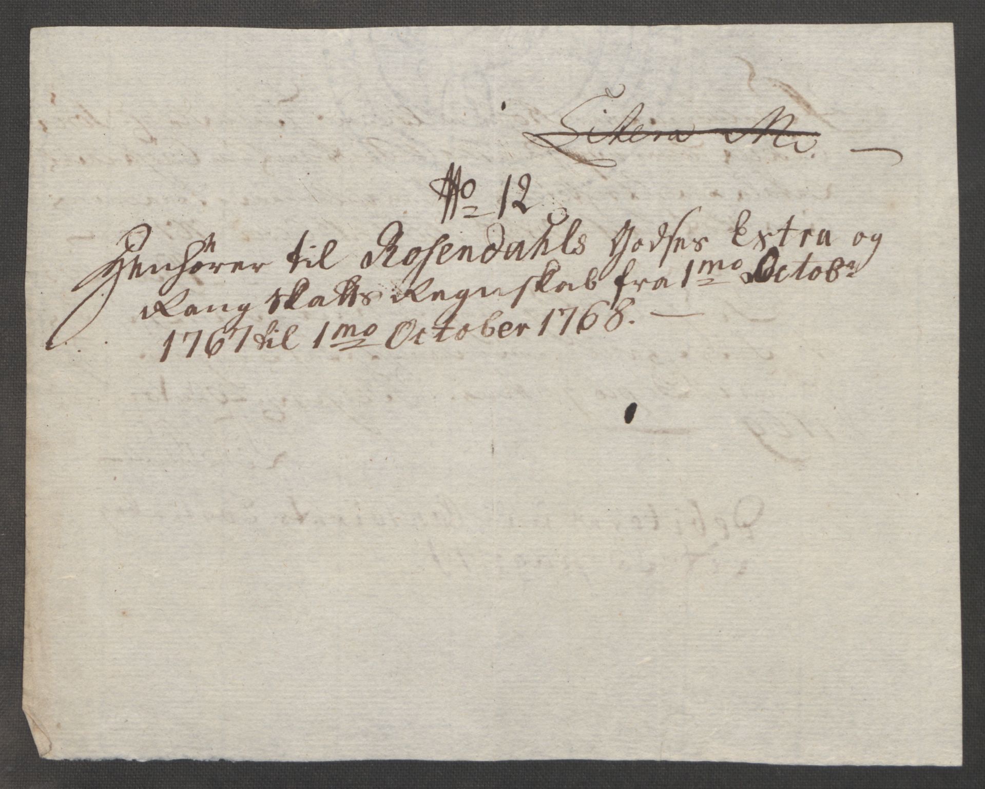 Rentekammeret inntil 1814, Reviderte regnskaper, Fogderegnskap, RA/EA-4092/R49/L3157: Ekstraskatten Rosendal Baroni, 1762-1772, p. 242