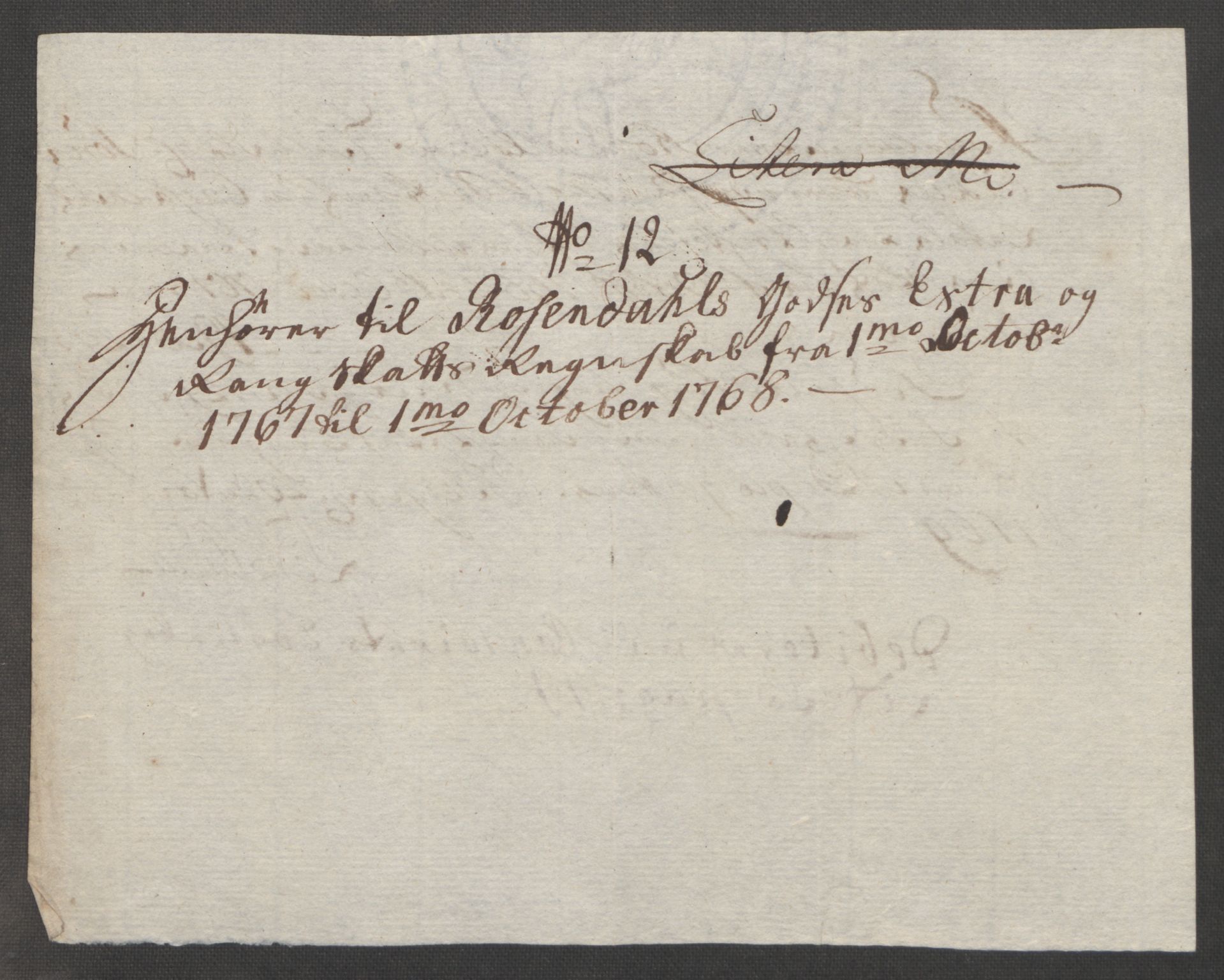 Rentekammeret inntil 1814, Reviderte regnskaper, Fogderegnskap, AV/RA-EA-4092/R49/L3157: Ekstraskatten Rosendal Baroni, 1762-1772, p. 242