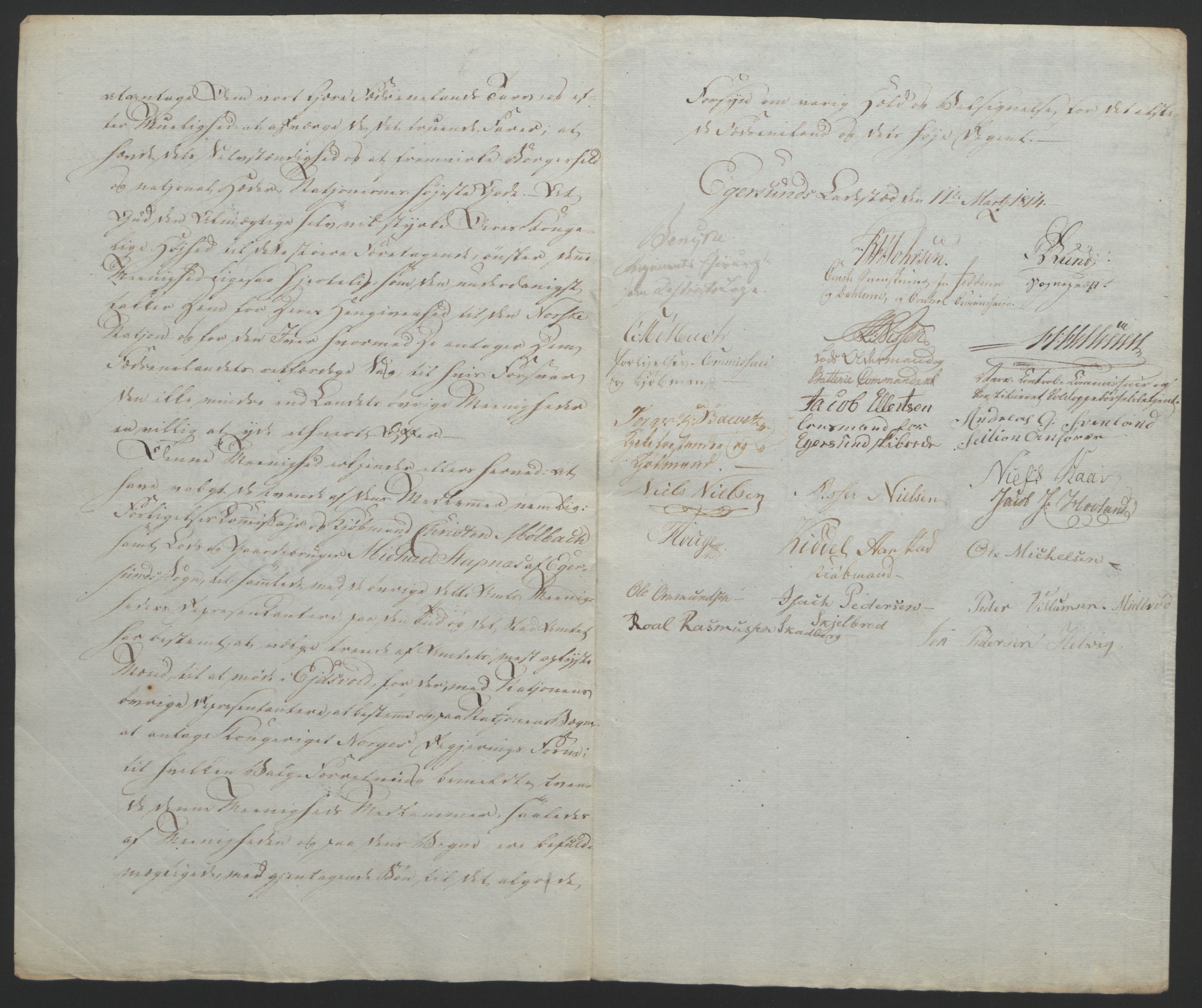 Statsrådssekretariatet, RA/S-1001/D/Db/L0008: Fullmakter for Eidsvollsrepresentantene i 1814. , 1814, p. 211