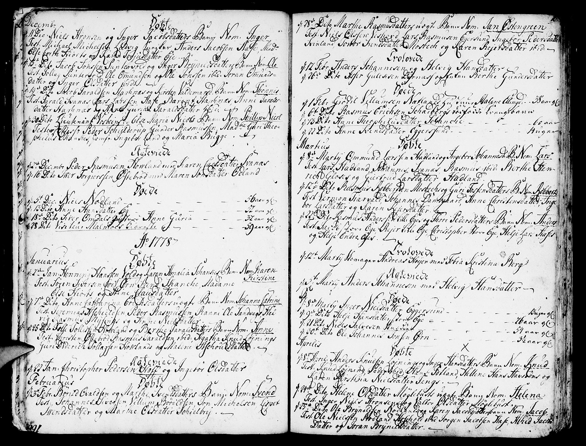 Eigersund sokneprestkontor, SAST/A-101807/S08/L0004: Parish register (official) no. A 4 /1, 1776-1789, p. 10