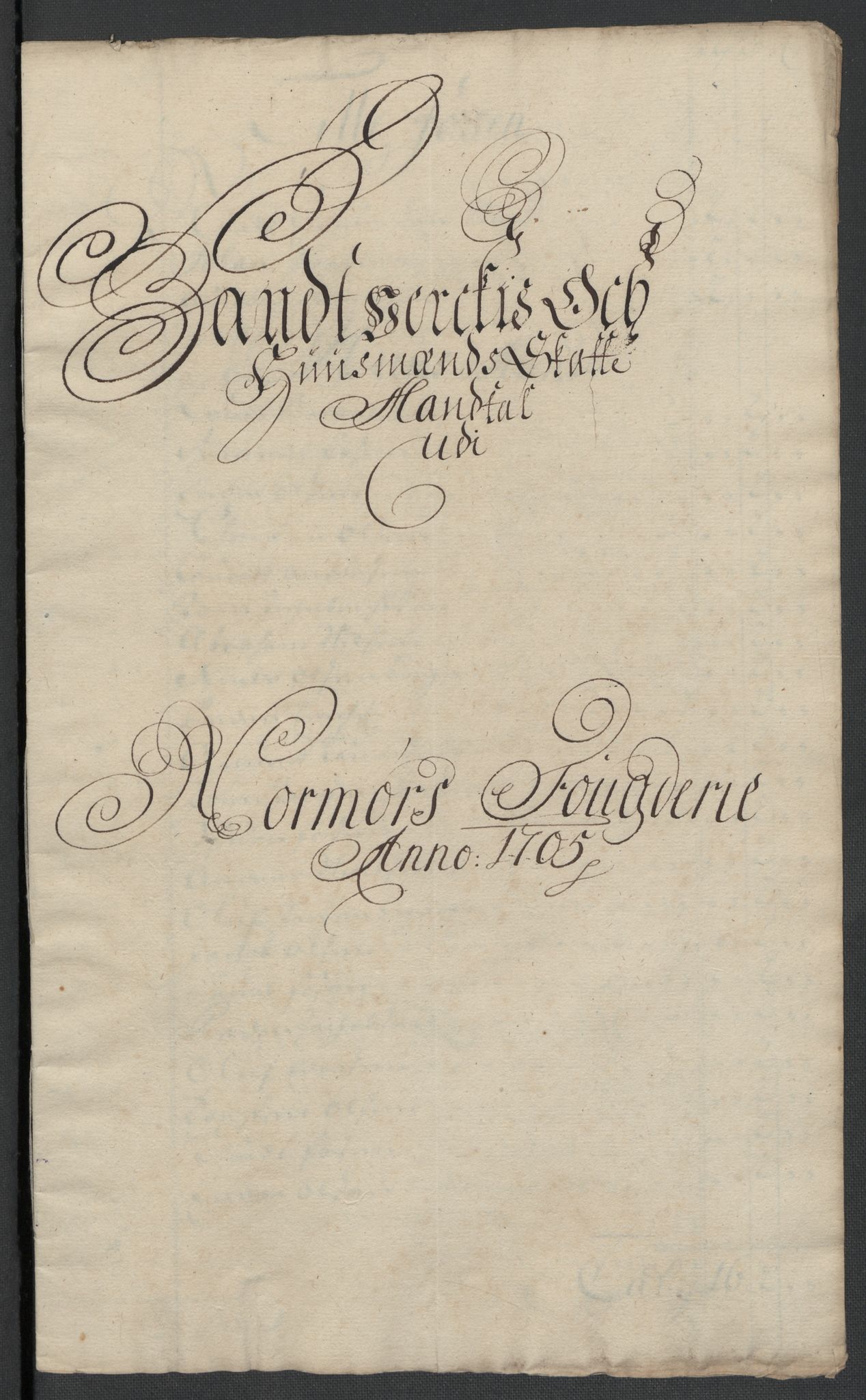 Rentekammeret inntil 1814, Reviderte regnskaper, Fogderegnskap, RA/EA-4092/R56/L3741: Fogderegnskap Nordmøre, 1705, p. 77