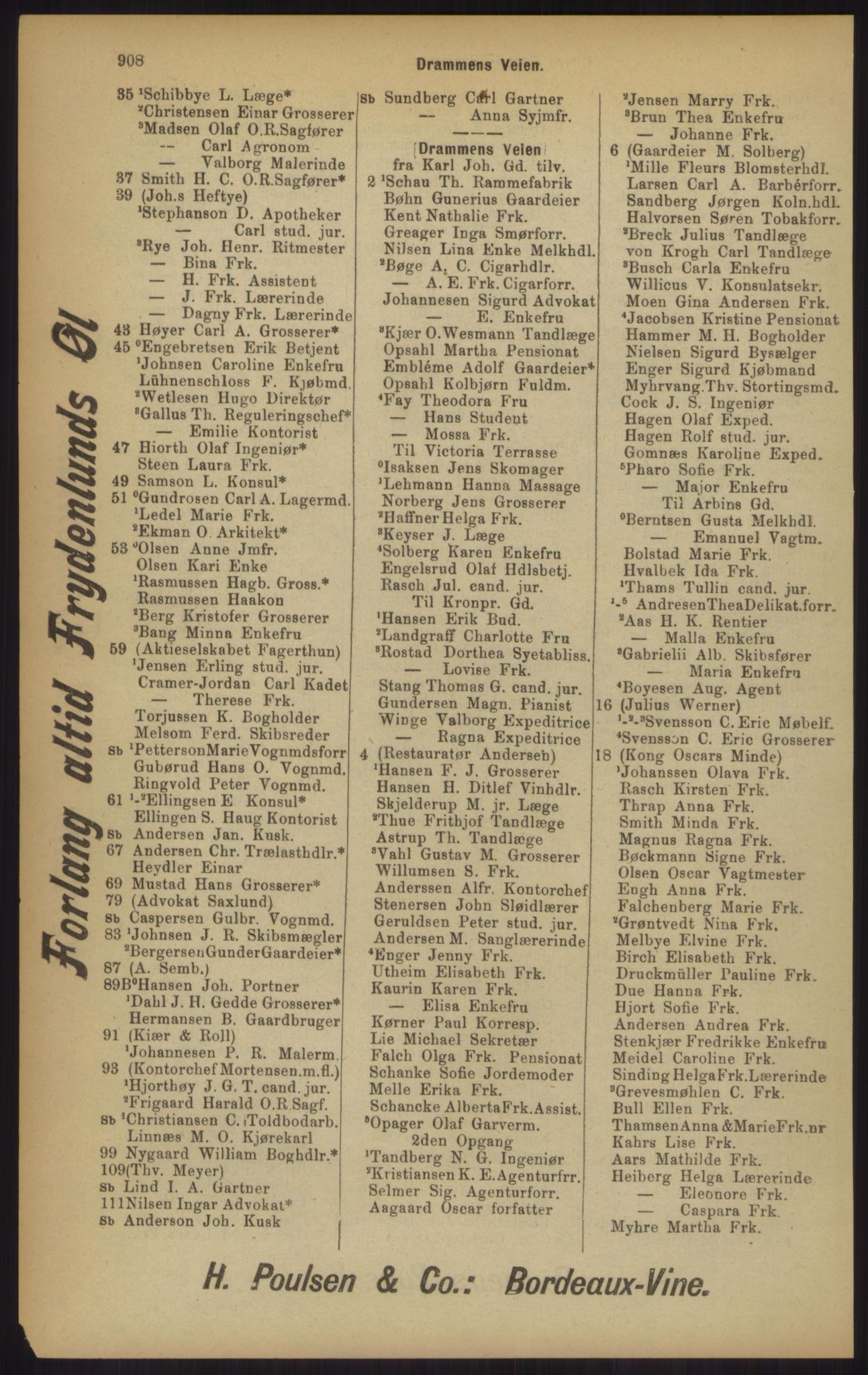 Kristiania/Oslo adressebok, PUBL/-, 1902, p. 908