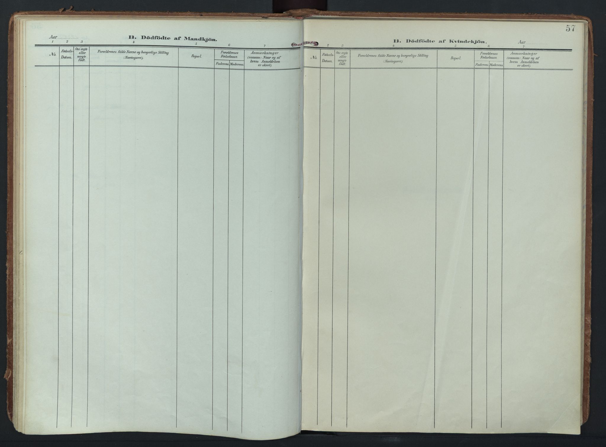 Eidsberg prestekontor Kirkebøker, AV/SAO-A-10905/F/Fc/L0002: Parish register (official) no. III 2, 1906-1934, p. 57