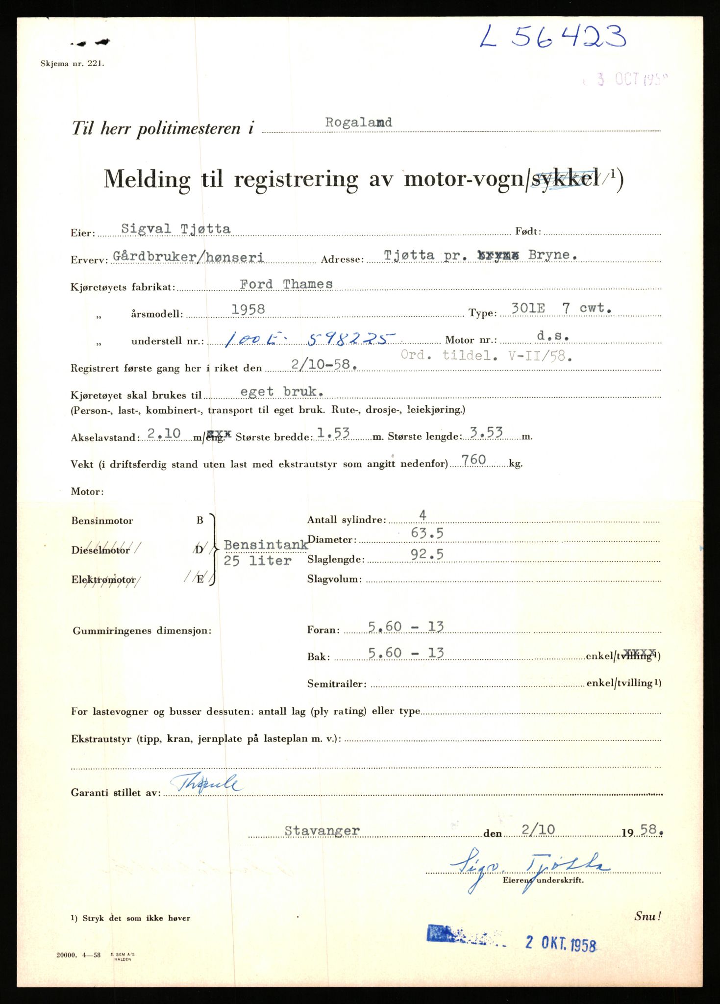 Stavanger trafikkstasjon, AV/SAST-A-101942/0/F/L0055: L-55700 - L-56499, 1930-1971, p. 1873