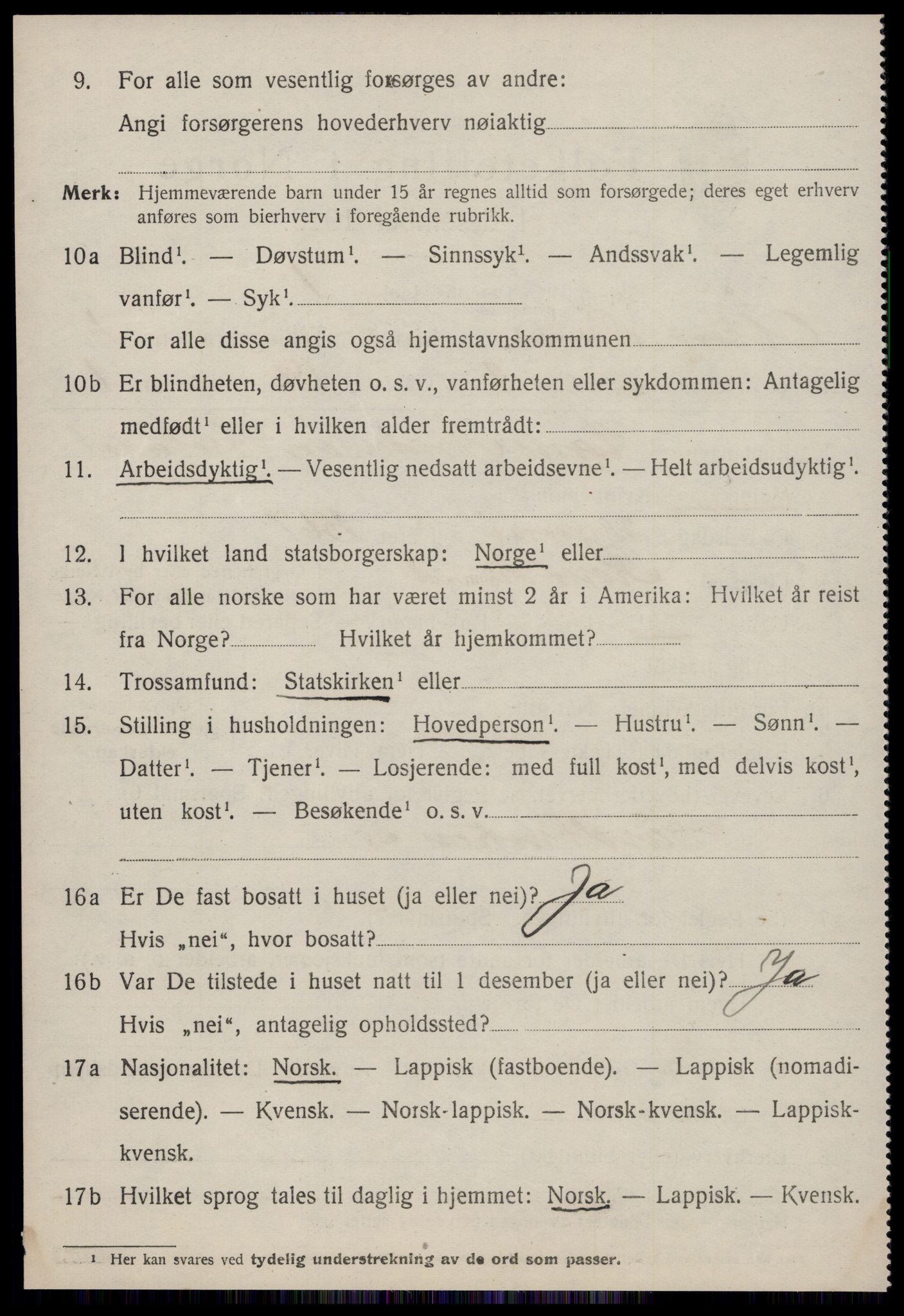 SAT, 1920 census for Ålen, 1920, p. 841